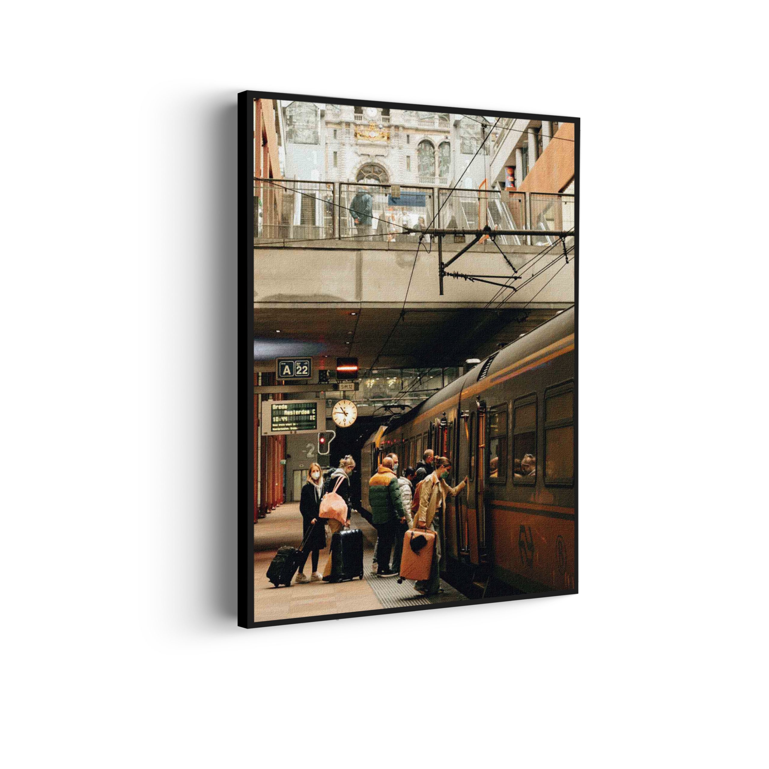 Akoestisch Schilderij Station Nederland NS Old School Rechthoek Verticaal Template 50 70 Verticaal Steden 22 scaled 1