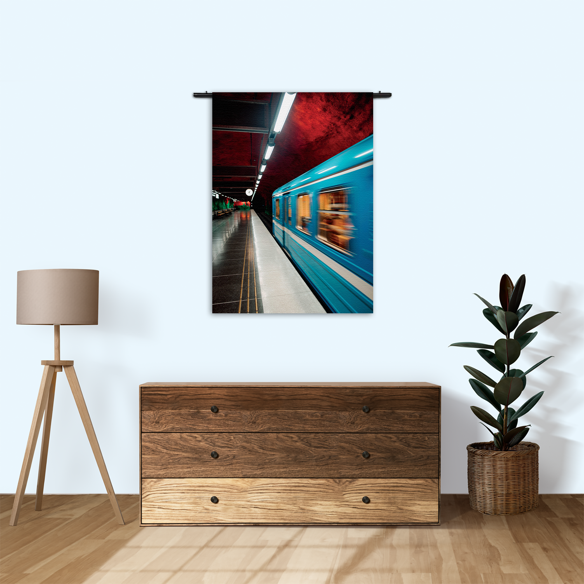 Wandkleed Metro Stockholm Rechthoek Verticaal Template 50 70 Verticaal Steden 35 1