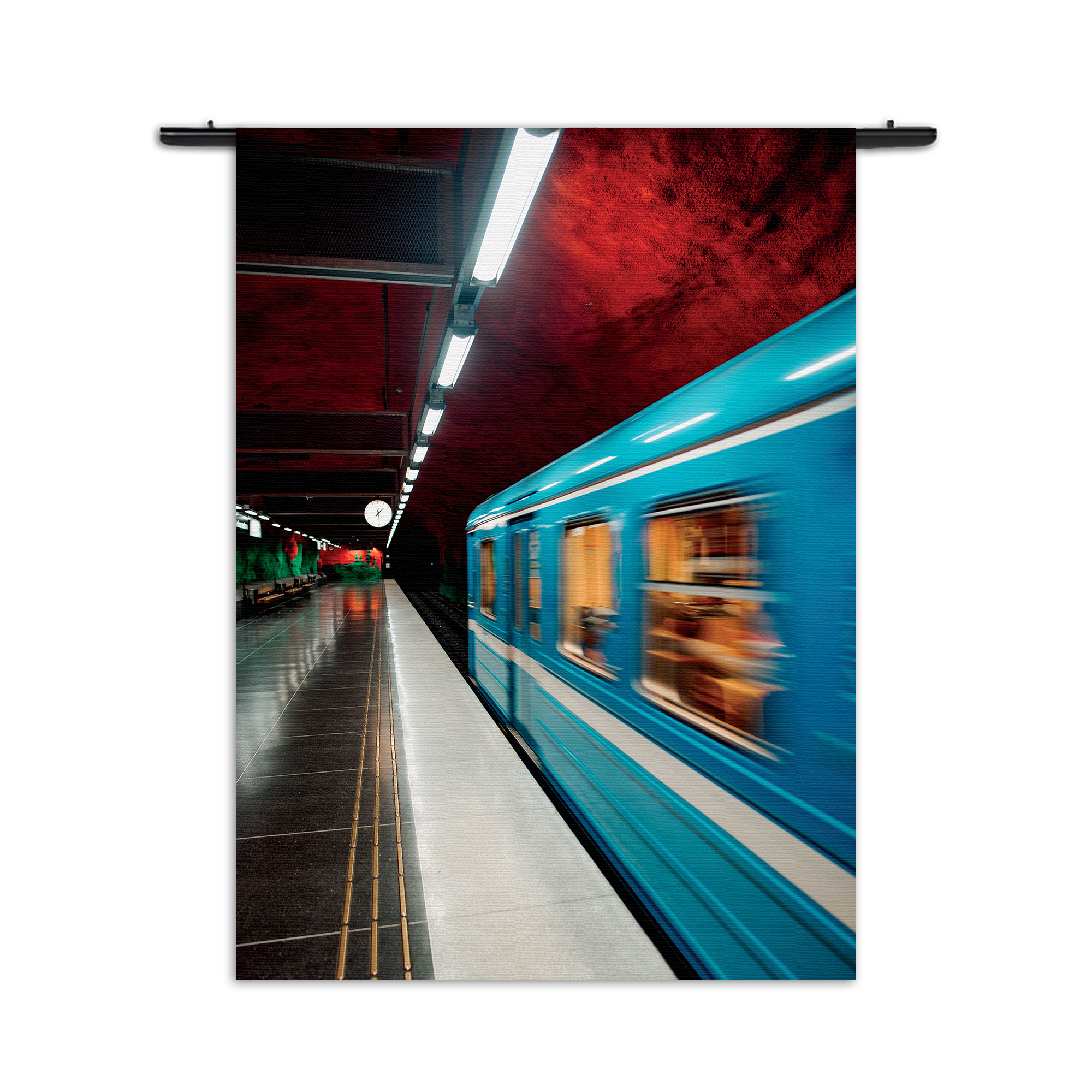 Wandkleed Metro Stockholm Rechthoek Verticaal