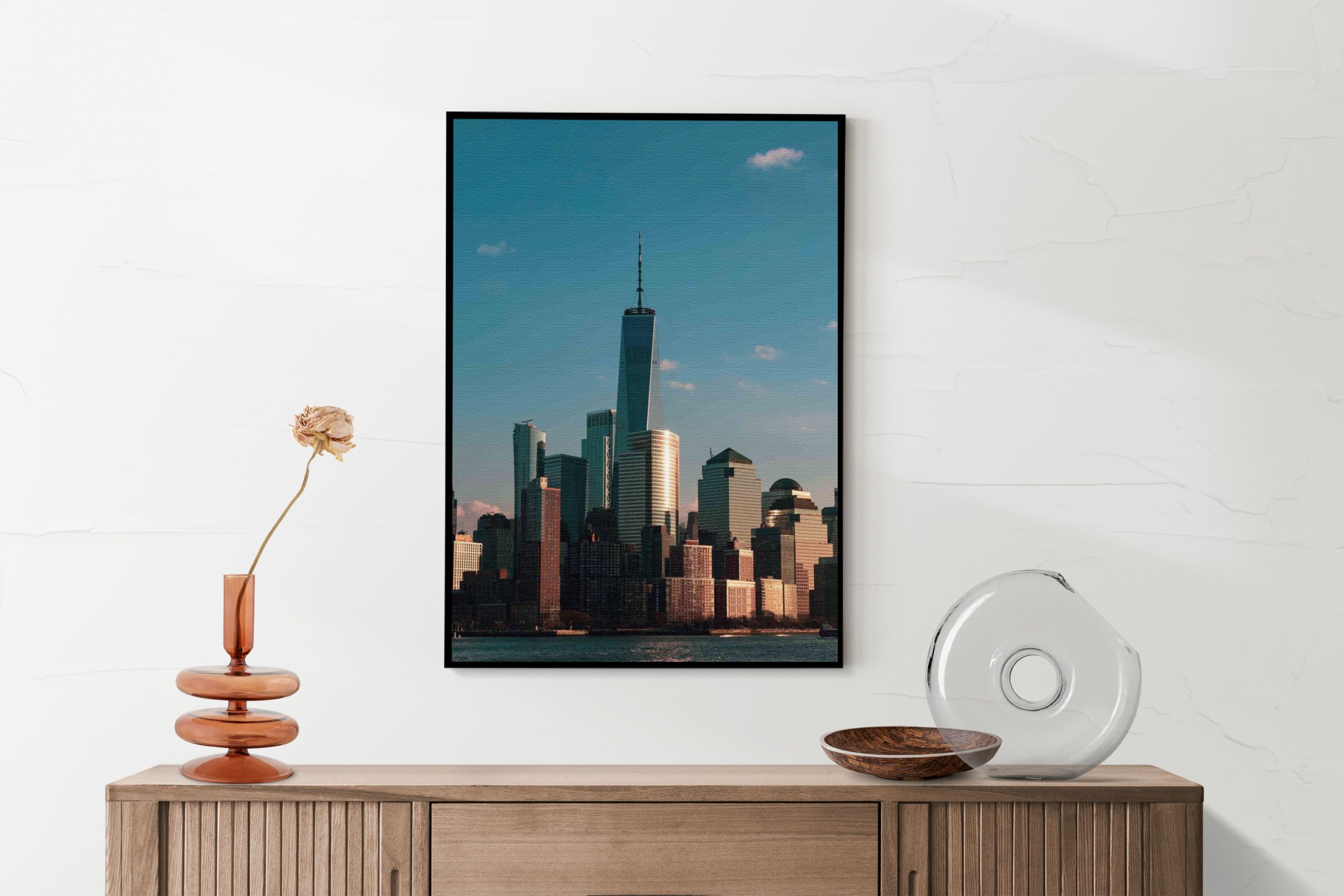 Akoestisch Schilderij New York Gebouwen Skyline Rechthoek Verticaal Template 50 70 Verticaal Steden 36 2 scaled 1