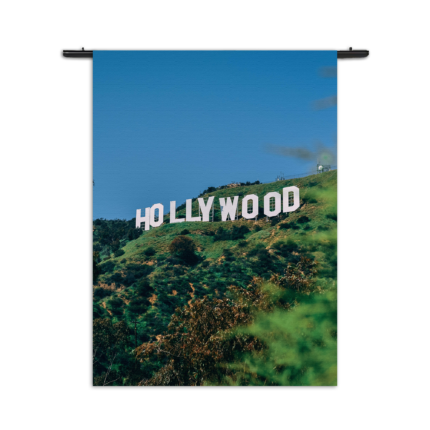 Wandkleed Hollywood Letters Rechthoek Verticaal