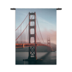 Wandkleed Golden Gate Bridge San Francisco Rechthoek Verticaal