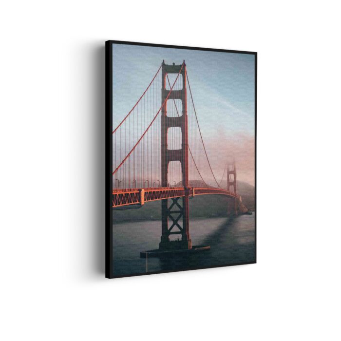 Akoestisch Schilderij Golden Gate Bridge San Francisco Rechthoek Verticaal Template 50 70 Verticaal Steden 49 scaled 1