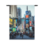 Wandkleed Times Square New York Rechthoek Verticaal