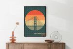 Akoestisch Schilderij San Francisco 1976 Golden Gate Bridge Rechthoek Verticaal Template 50 70 Verticaal Steden 55 2 scaled 1