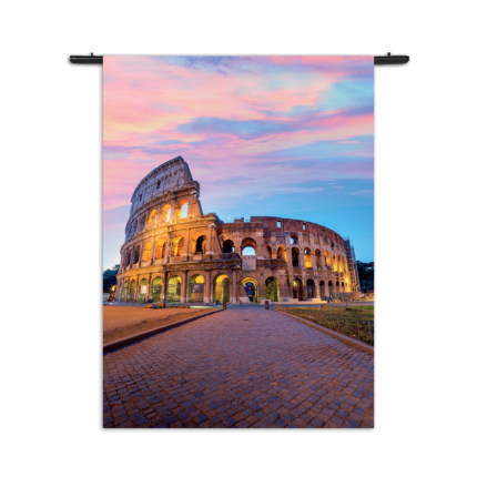 Wandkleed Het Colosseum Rome 01 Rechthoek Verticaal