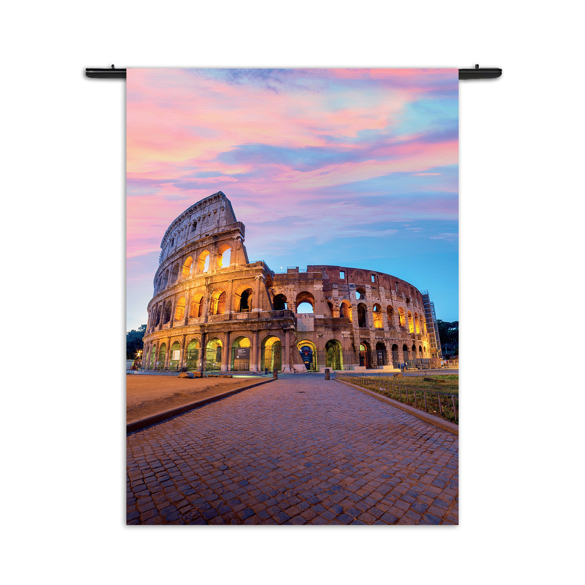 Wandkleed Het Colosseum Rome 01 Rechthoek Verticaal