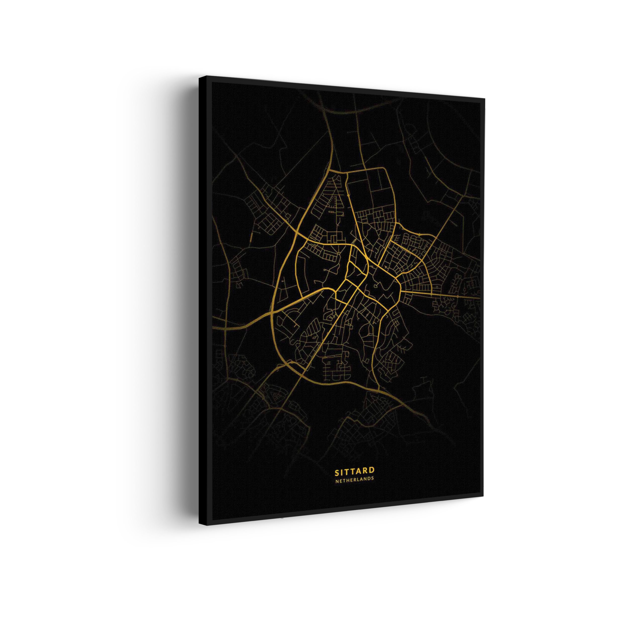 Akoestisch Schilderij Sittard Plattegrond Zwart Geel Rechthoek Verticaal Template 50 70 Verticaal Steden 77 1 scaled 1