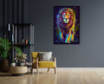 Akoestisch Schilderij Colored Lion Rechthoek Verticaal Template 50 70 Verticaal dieren 64 1 scaled 1