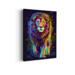 Akoestisch Schilderij Colored Lion Rechthoek Verticaal Template 50 70 Verticaal dieren 64 scaled 1