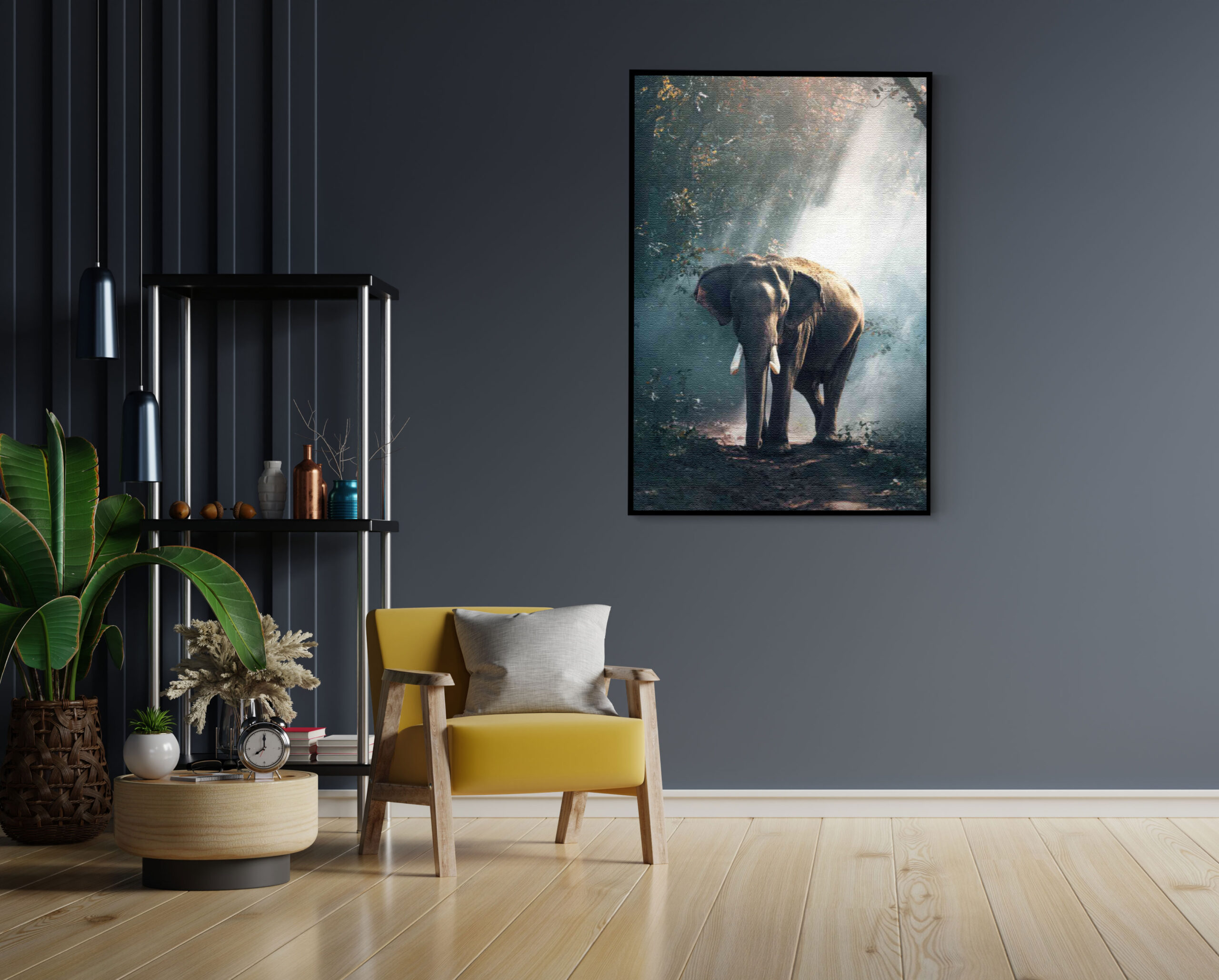 Akoestisch Schilderij De Belichten Olifant Rechthoek Verticaal Template 50 70 Verticaal dieren 69 1 scaled 1