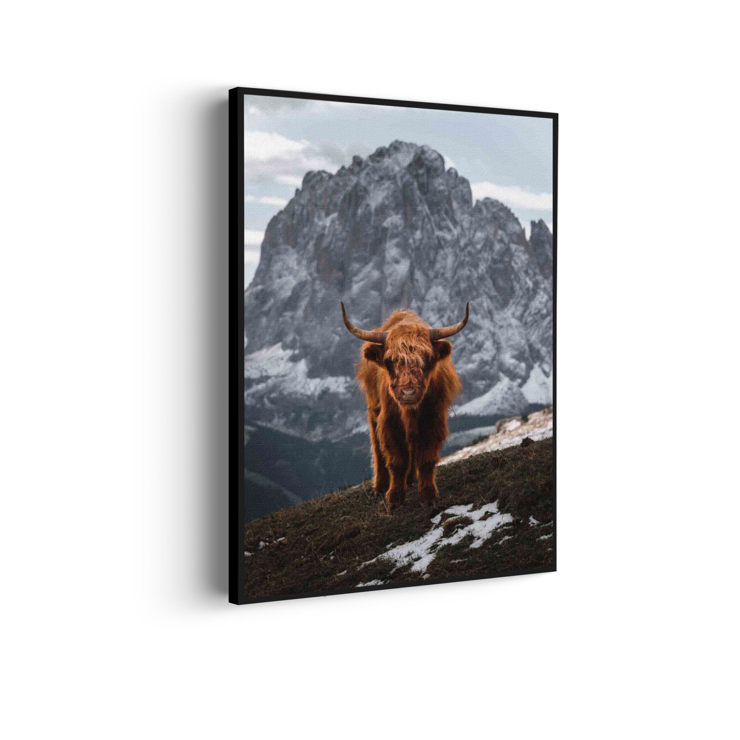 Akoestisch Schilderij Bizon Van Het Gebergten Rechthoek Verticaal Template 50 70 Verticaal dieren 71 scaled 1