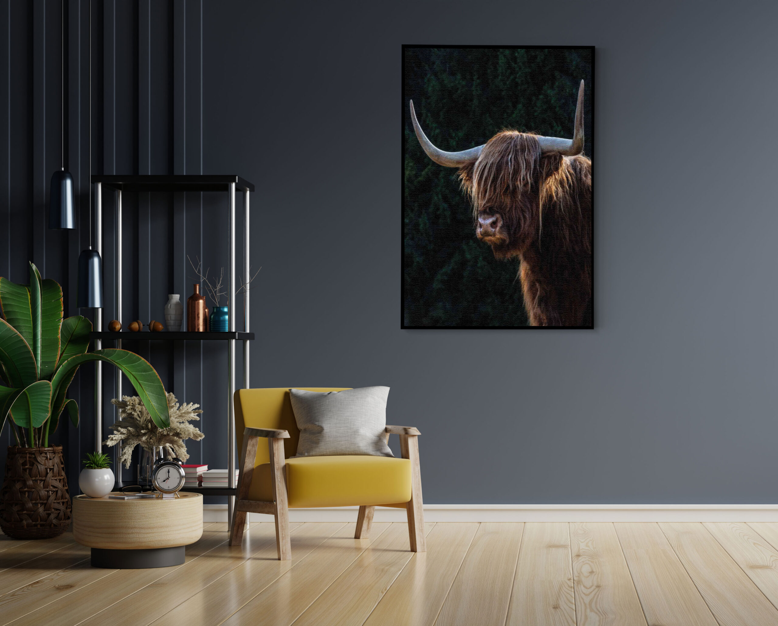 Akoestisch Schilderij De Wilde Bizon Rechthoek Verticaal Template 50 70 Verticaal dieren 79 1 scaled 1