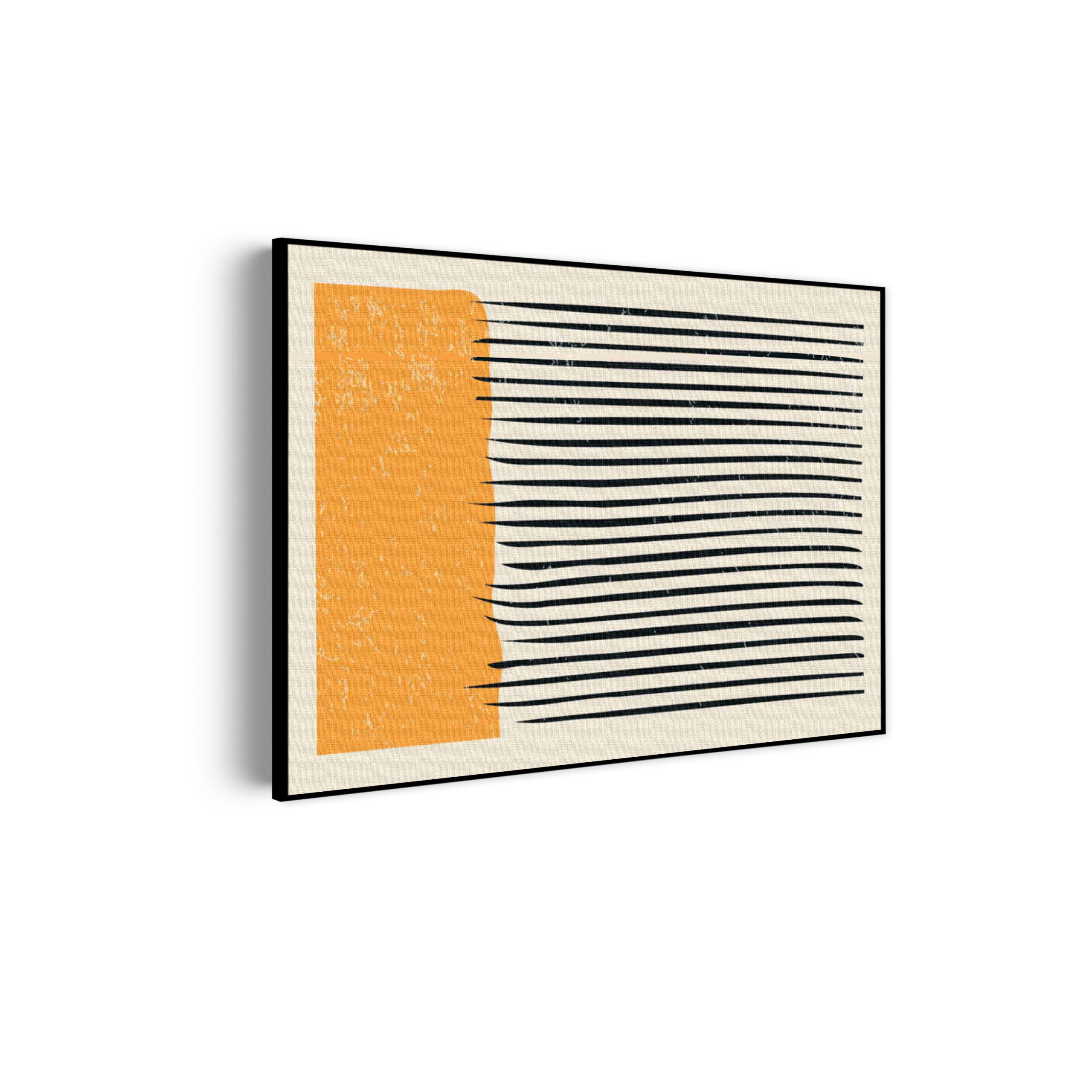 Akoestisch Schilderij Scandinavisch Oranje Zwart Rechthoek Horizontaal Template 50 70 horizontaal abstract 115 scaled 1
