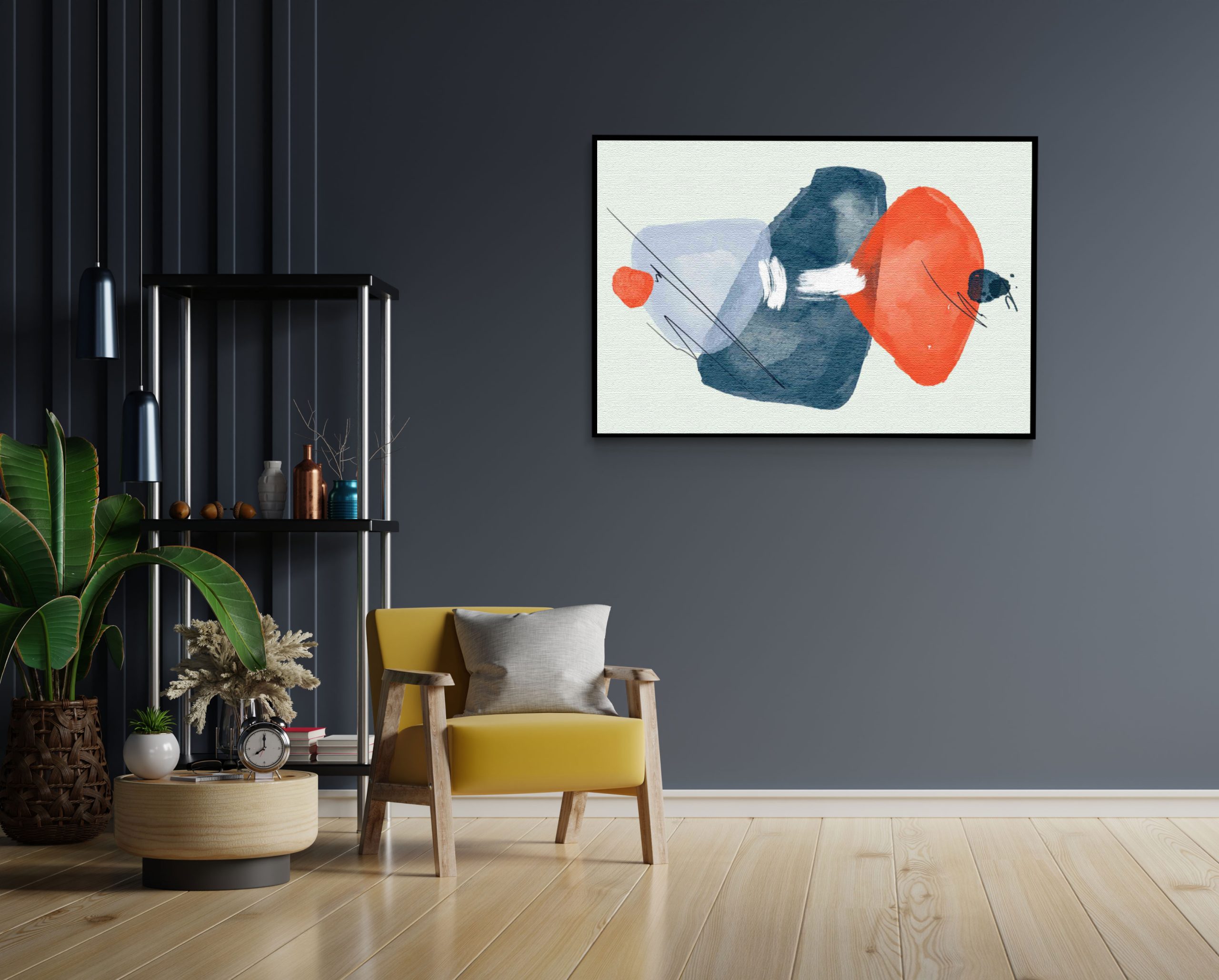 Akoestisch Schilderij Scandinavisch Design Rechthoek Horizontaal Template 50 70 horizontaal abstract 116 1 scaled 1
