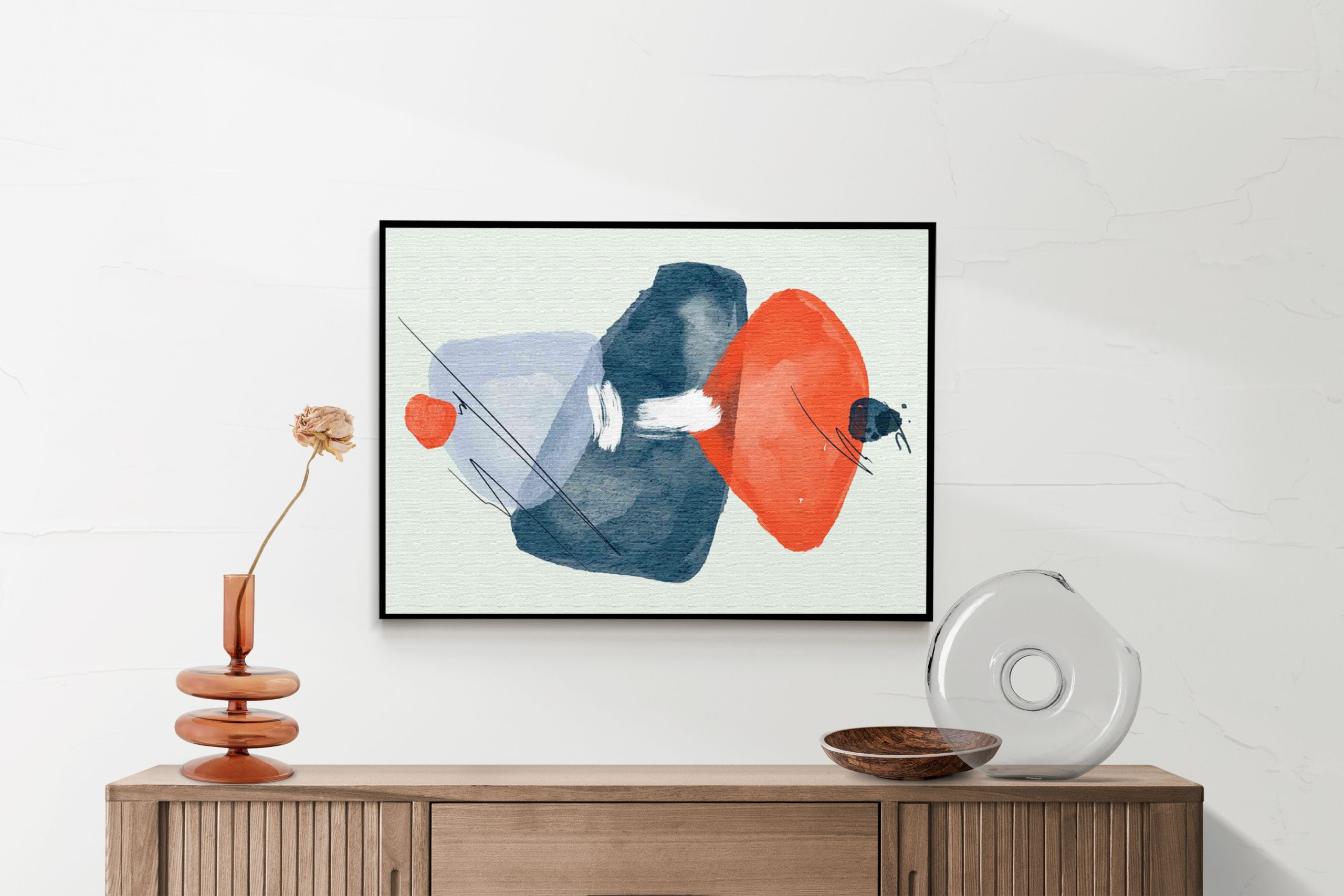 Akoestisch Schilderij Scandinavisch Design Rechthoek Horizontaal Template 50 70 horizontaal abstract 116 2 scaled 1