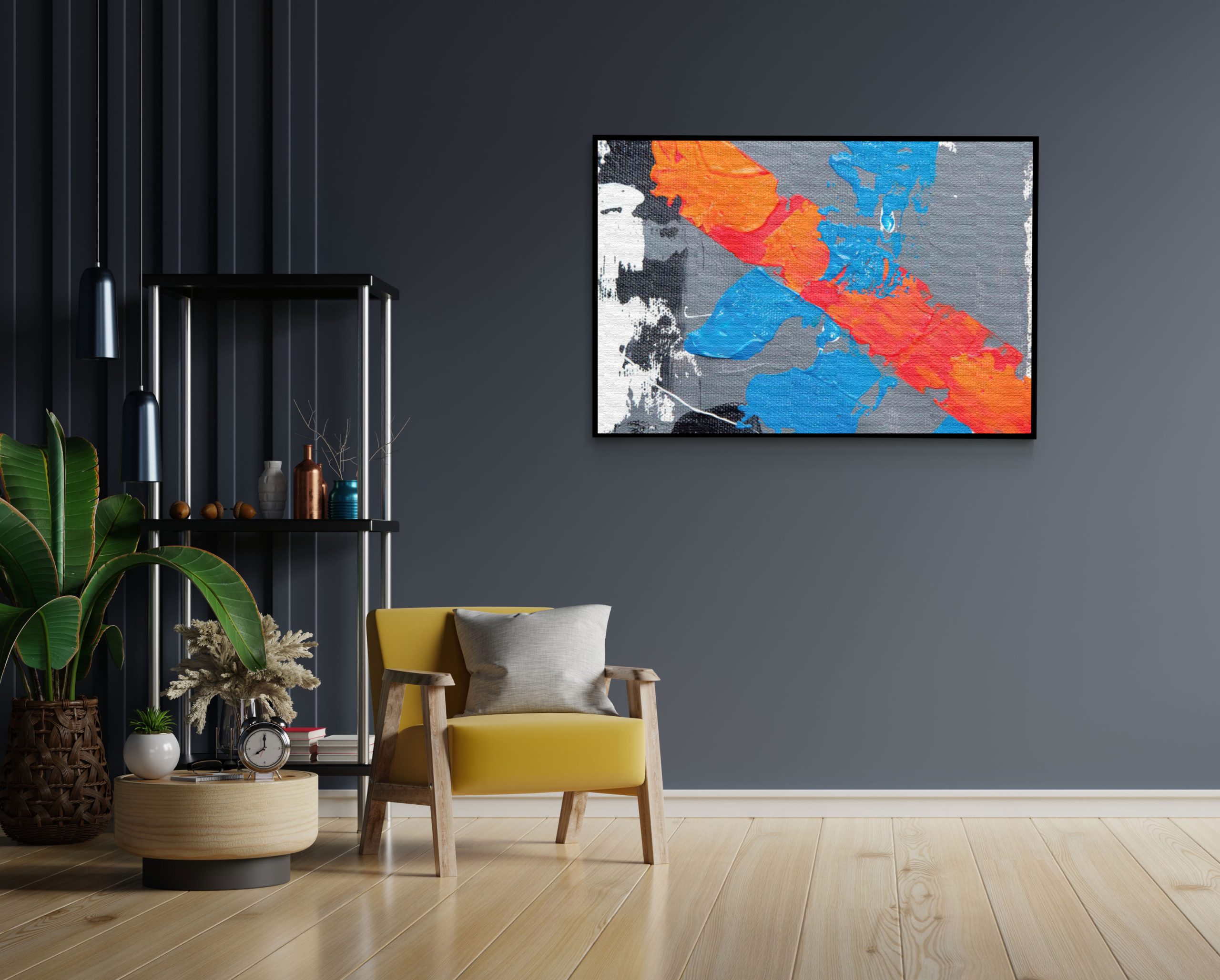 Akoestisch Schilderij Painted Canvas Rechthoek Horizontaal Template 50 70 horizontaal abstract 118 1 scaled 1