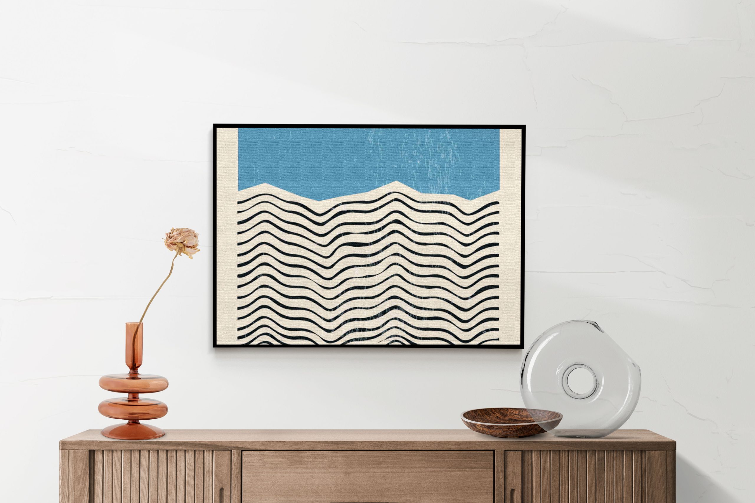 Akoestisch Schilderij Scandinavisch Basis Blauw Rechthoek Horizontaal Template 50 70 horizontaal abstract 13 2 scaled 1
