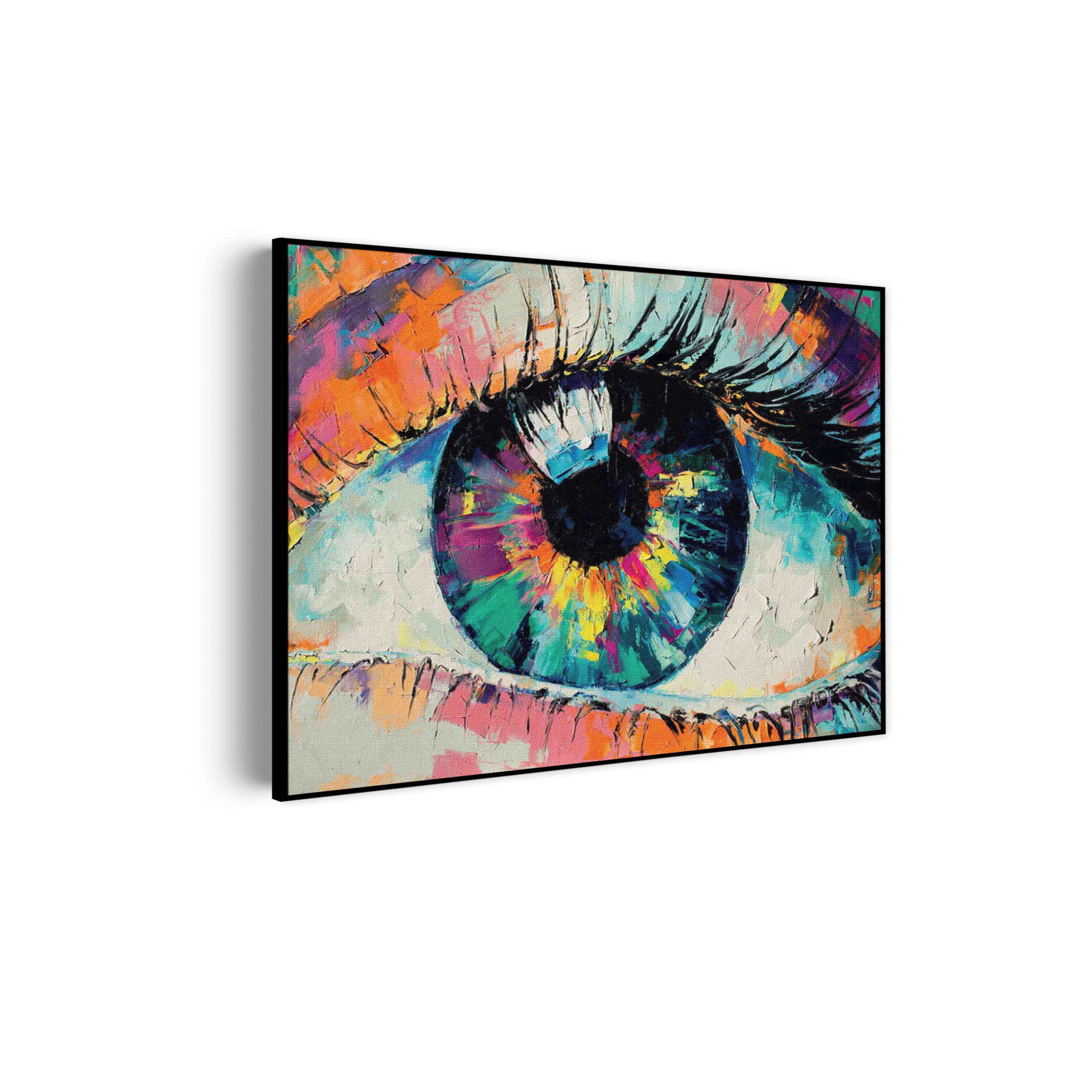 Akoestisch Schilderij Scandinavisch Patroon met Bloem 01 Rechthoek Horizontaal Template 50 70 horizontaal abstract 44 scaled 1