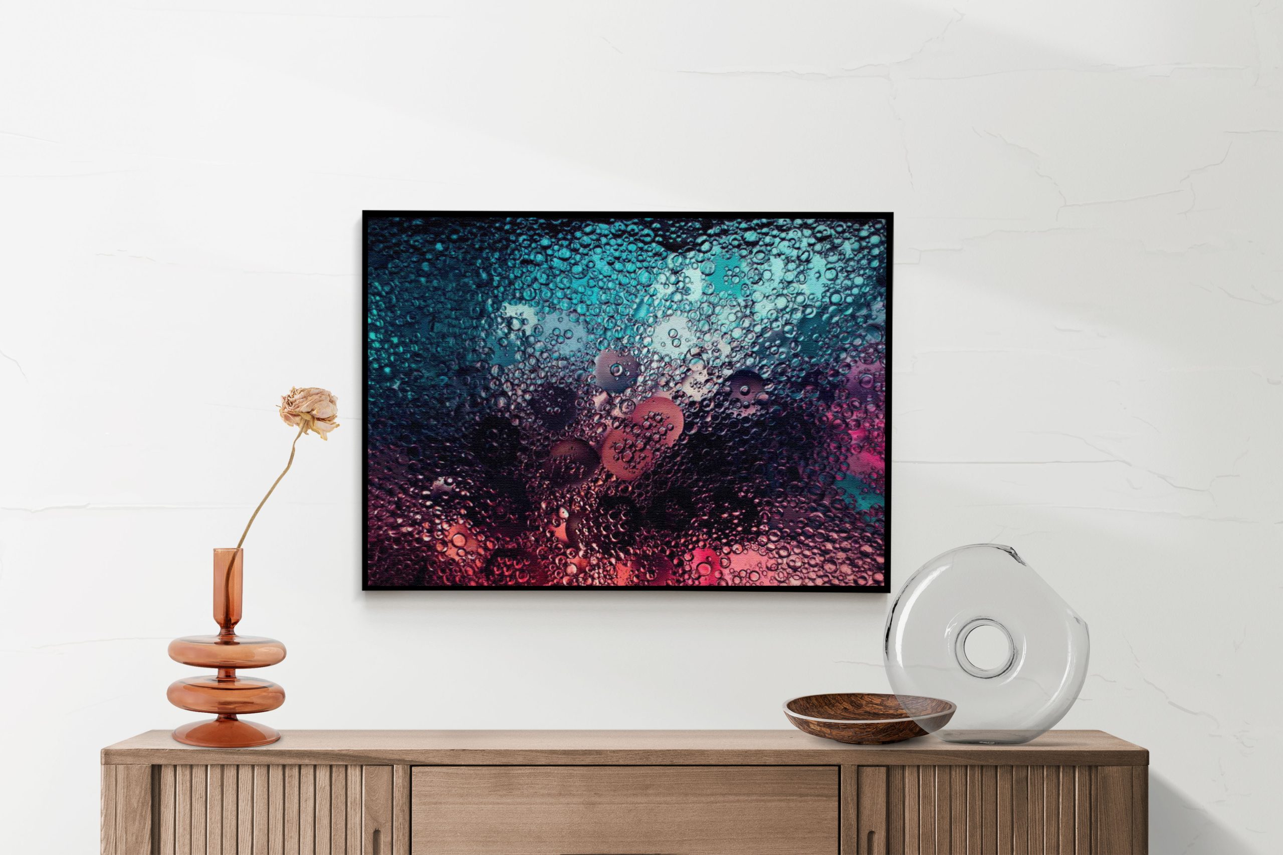 Akoestisch Schilderij Bubbles Art Rechthoek Horizontaal Template 50 70 horizontaal abstract 71 2 scaled 1