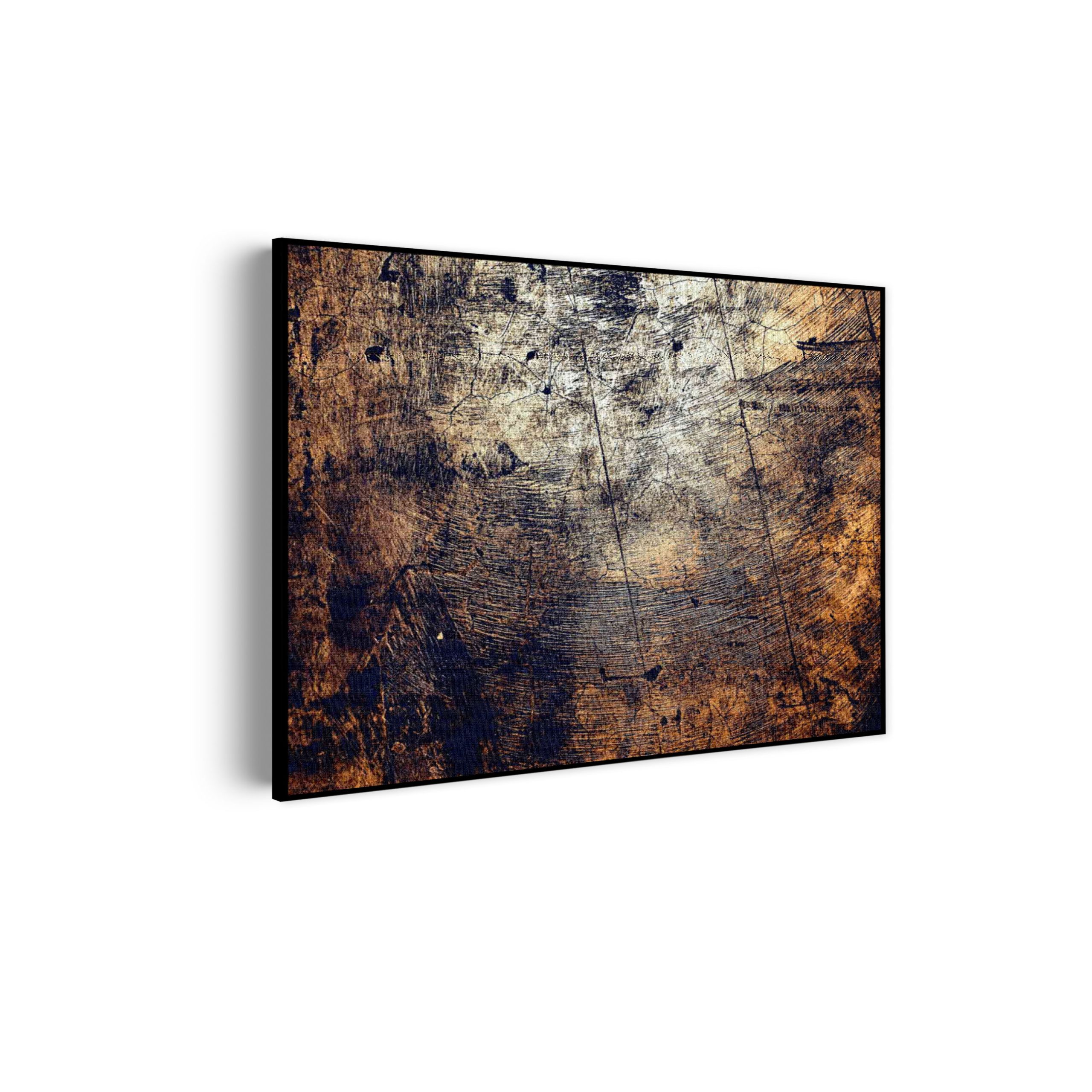 Akoestisch Schilderij Boomstam - Boomschors - Hout Patroon Rechthoek Horizontaal Template 50 70 horizontaal abstract 94 scaled 1