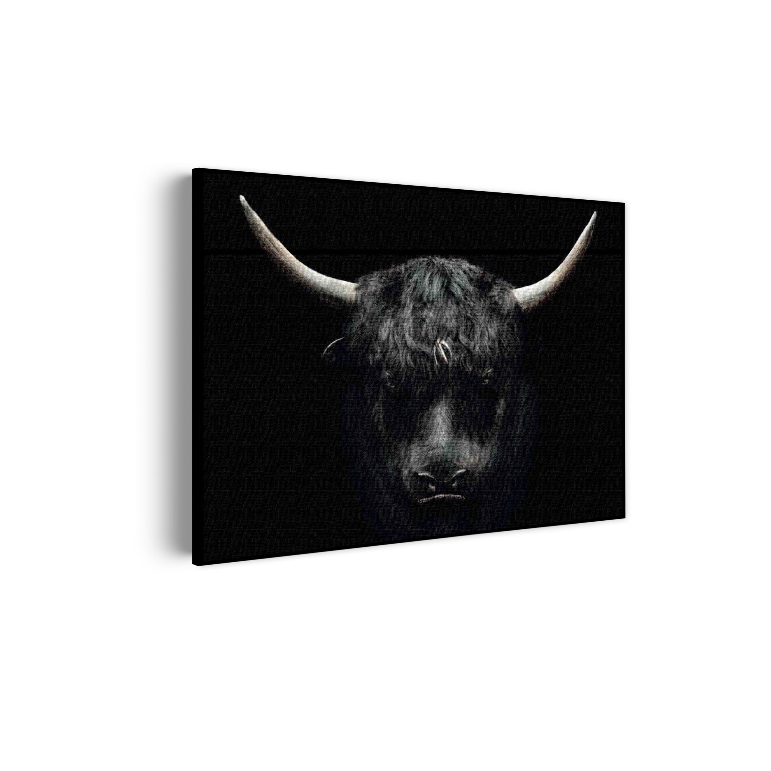 Akoestisch Schilderij Stier Ready To Fight 02 Rechthoek Horizontaal Template 50 70 horizontaal dieren 41 scaled 1
