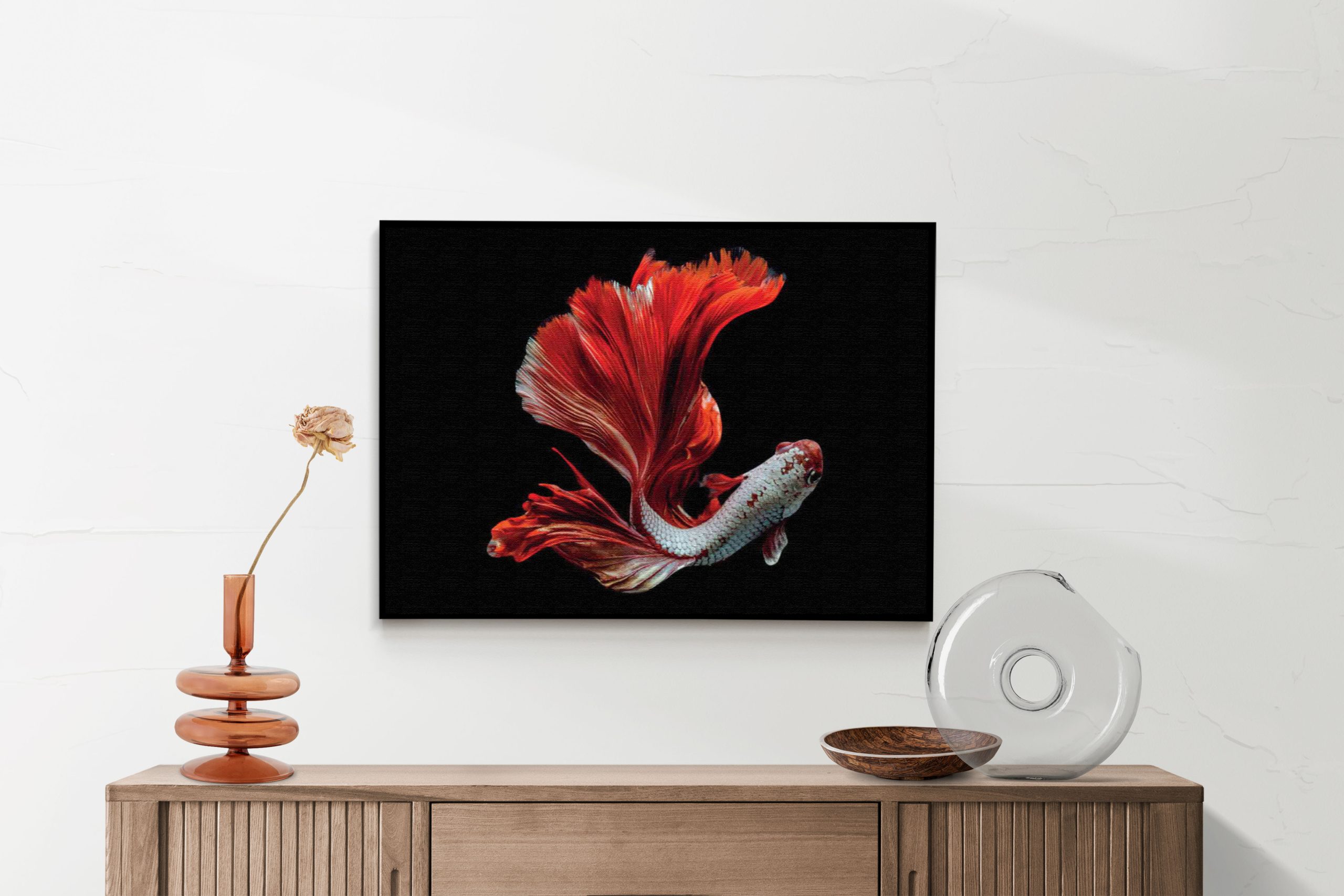 Akoestisch Schilderij The Betta Fish Rechthoek Horizontaal Template 50 70 horizontaal dieren 43 2 scaled 1