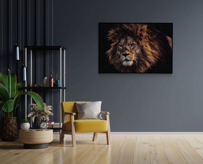 Akoestisch Schilderij The Lion Rechthoek Horizontaal Template 50 70 horizontaal dieren 5 1 scaled 1
