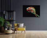 Akoestisch Schilderij De Kameleon Zittend Op Plant Rechthoek Horizontaal Template 50 70 horizontaal dieren 50 1 scaled 1
