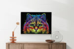 Akoestisch Schilderij Colored Cat Rechthoek Horizontaal Template 50 70 horizontaal dieren 76 2 scaled 1