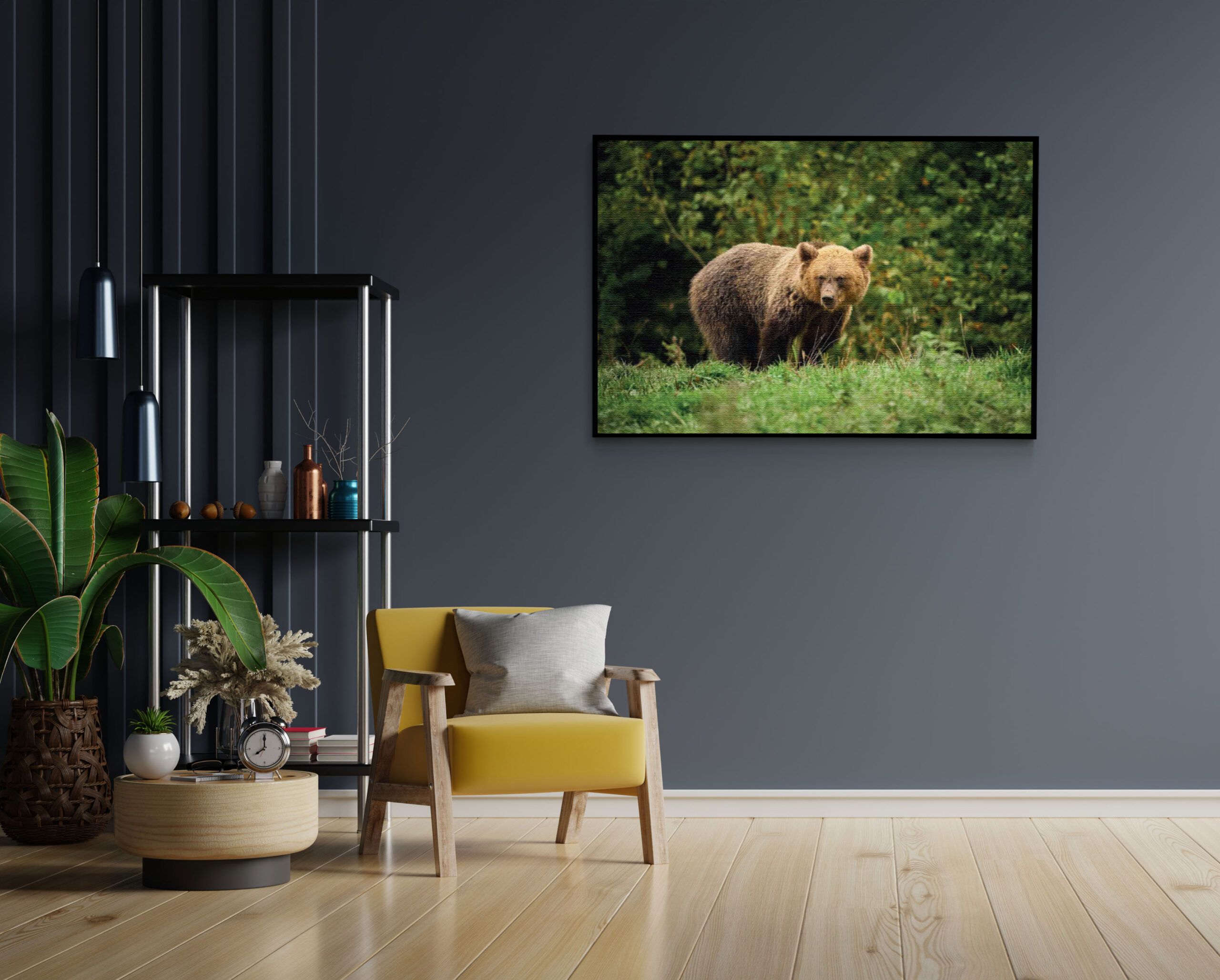 Akoestisch Schilderij De Beer Tussen Het Groen Rechthoek Horizontaal Template 50 70 horizontaal dieren 78 1 scaled 1