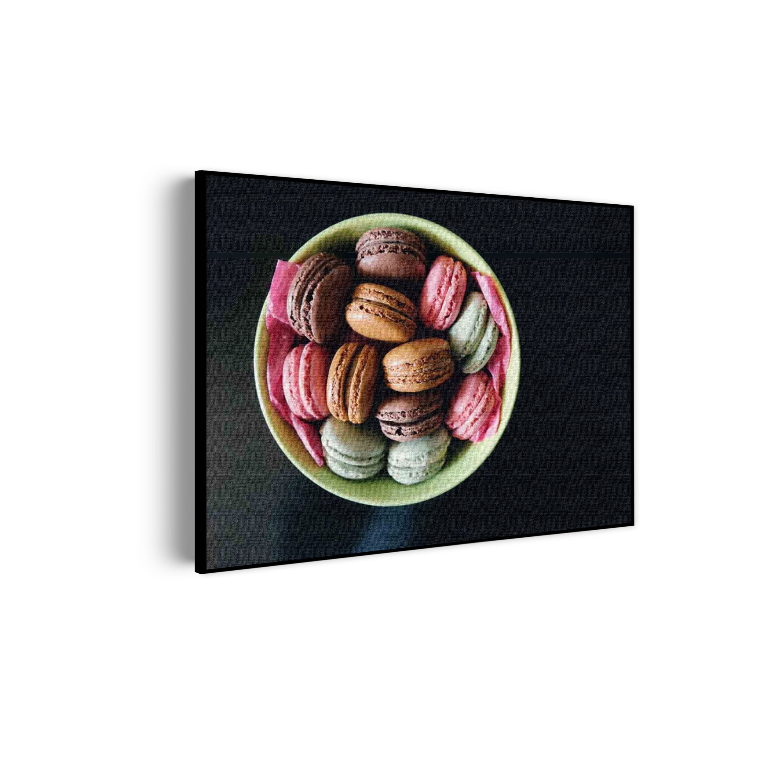 Akoestisch Schilderij Pineapple Macarons 01 Rechthoek Horizontaal Template 50 70 horizontaal eten en drinken 18 scaled 1