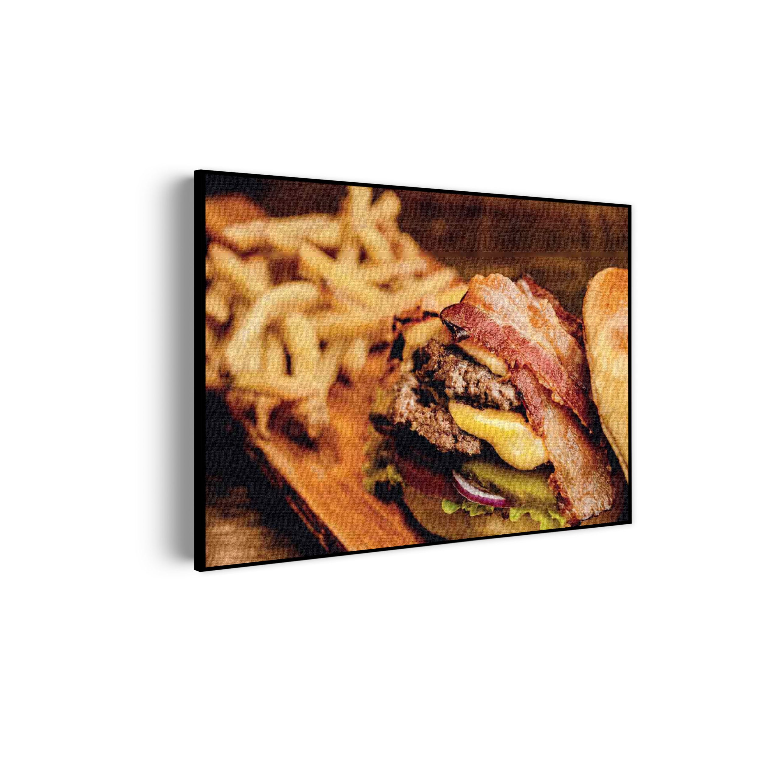 Akoestisch Schilderij Burger Plank Rechthoek Horizontaal Template 50 70 horizontaal eten en drinken 24 2 scaled 1