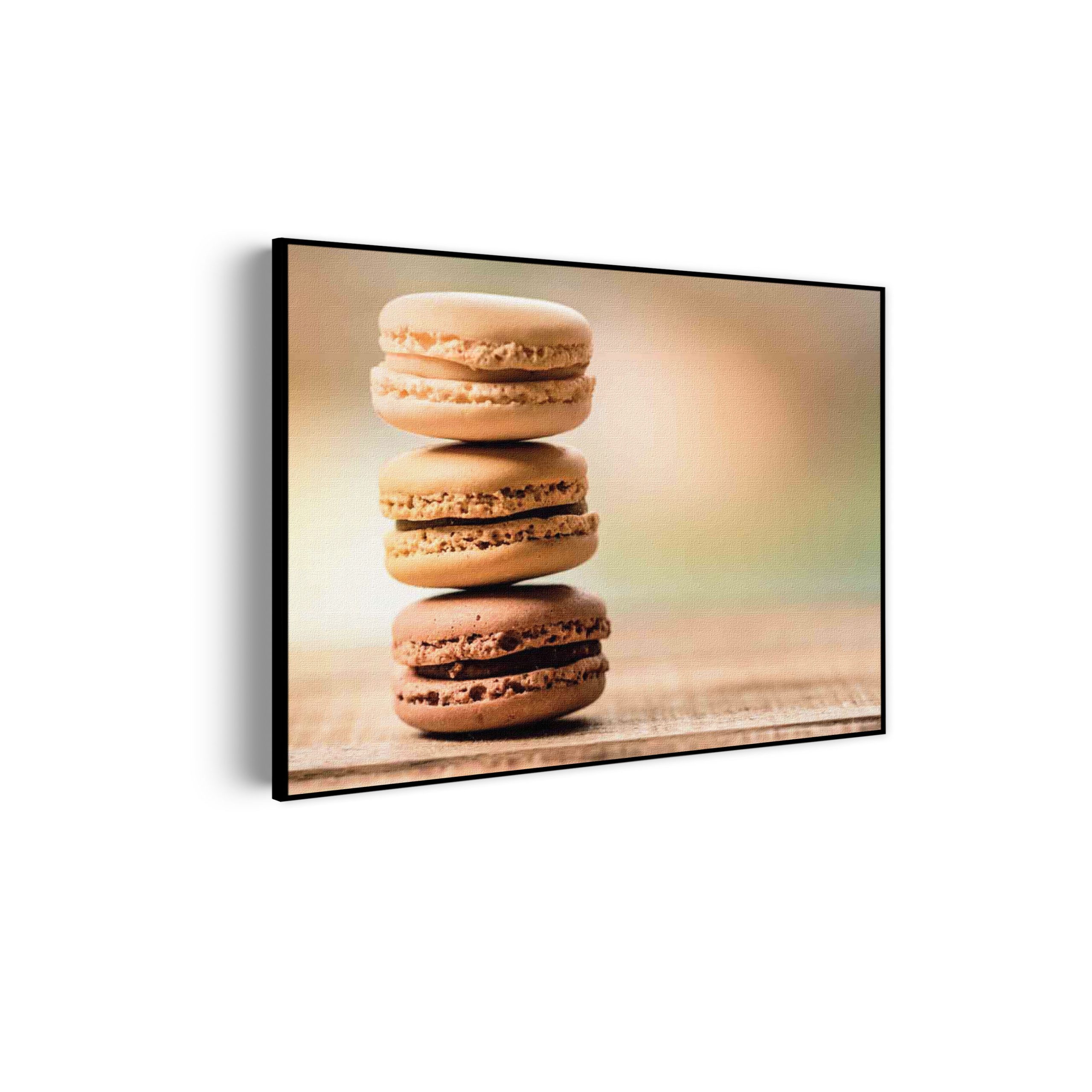 Akoestisch Schilderij Macarons Beige Tinten 02 Rechthoek Horizontaal Template 50 70 horizontaal eten en drinken 31 scaled 1