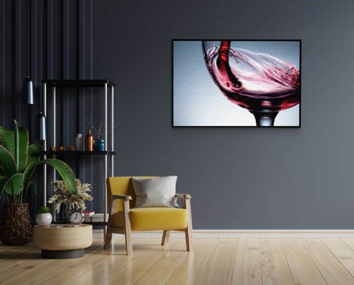 Akoestisch Schilderij Glas Rode wijn 01 Rechthoek Horizontaal Template 50 70 horizontaal eten en drinken 36 1 scaled 1