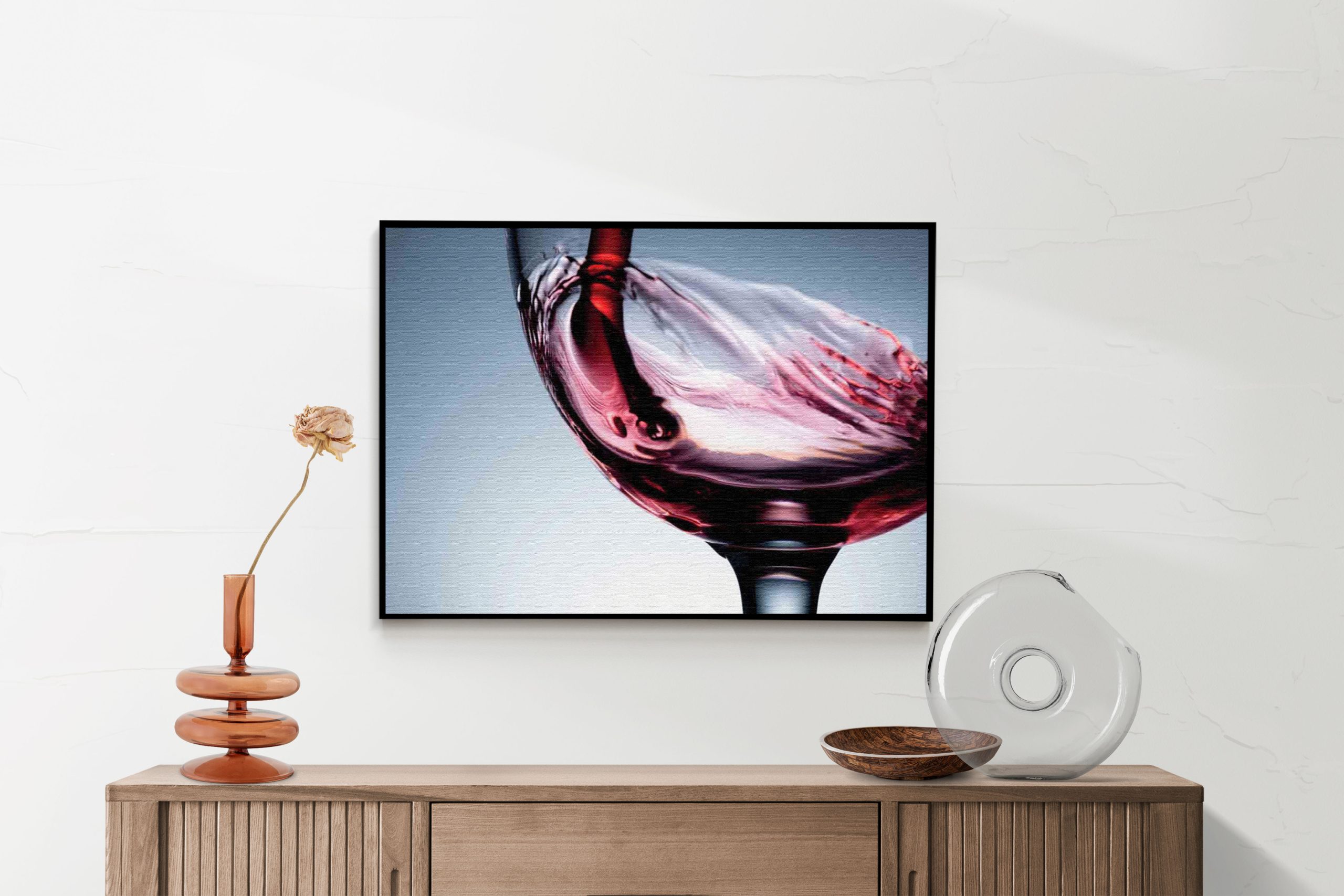 Akoestisch Schilderij Glas Rode wijn 01 Rechthoek Horizontaal Template 50 70 horizontaal eten en drinken 36 2 scaled 1