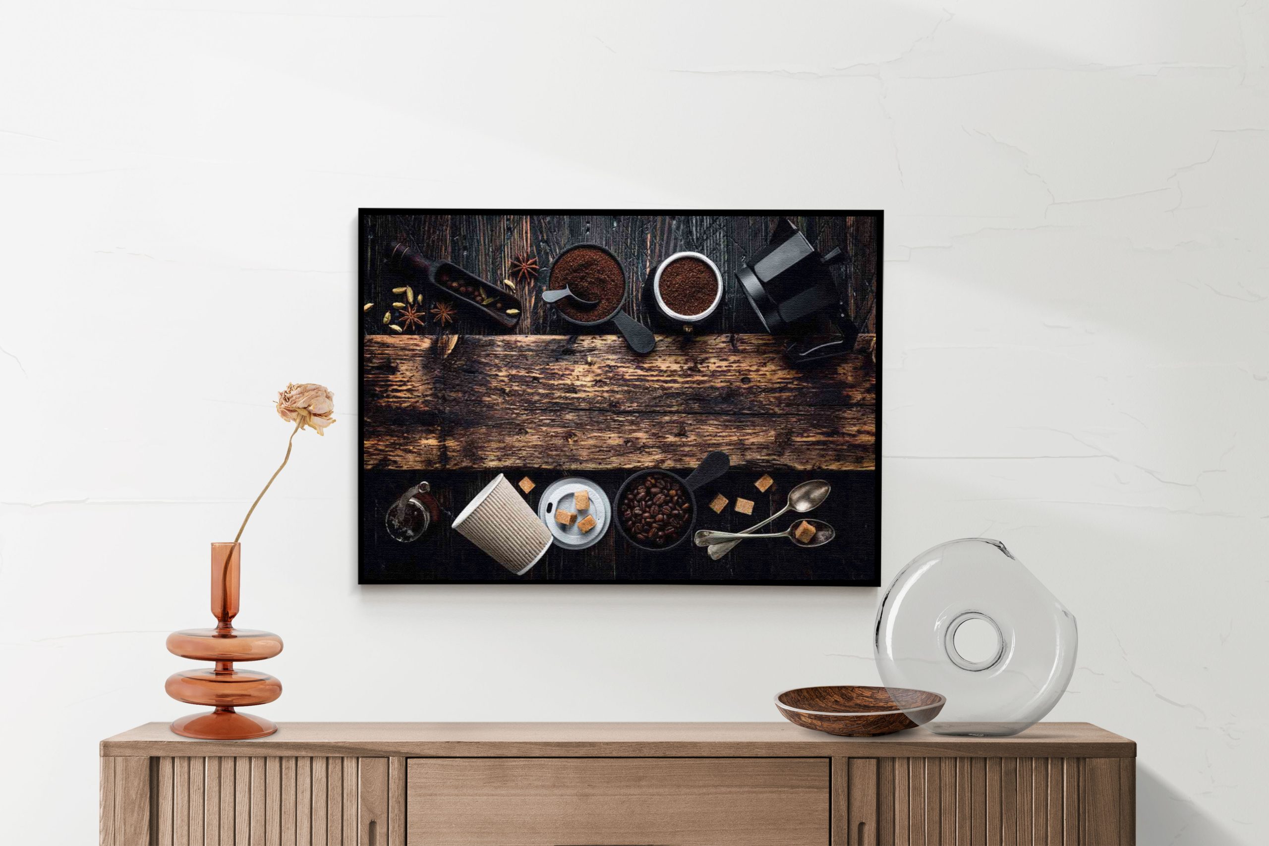 Akoestisch Schilderij Home Made Coffees Set Rechthoek Horizontaal Template 50 70 horizontaal eten en drinken 43 2 scaled 1