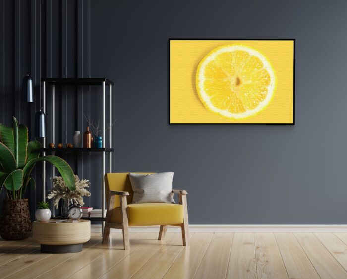 Akoestisch Schilderij Lemon Groen Rechthoek Horizontaal Template 50 70 horizontaal eten en drinken 8 1 scaled 1