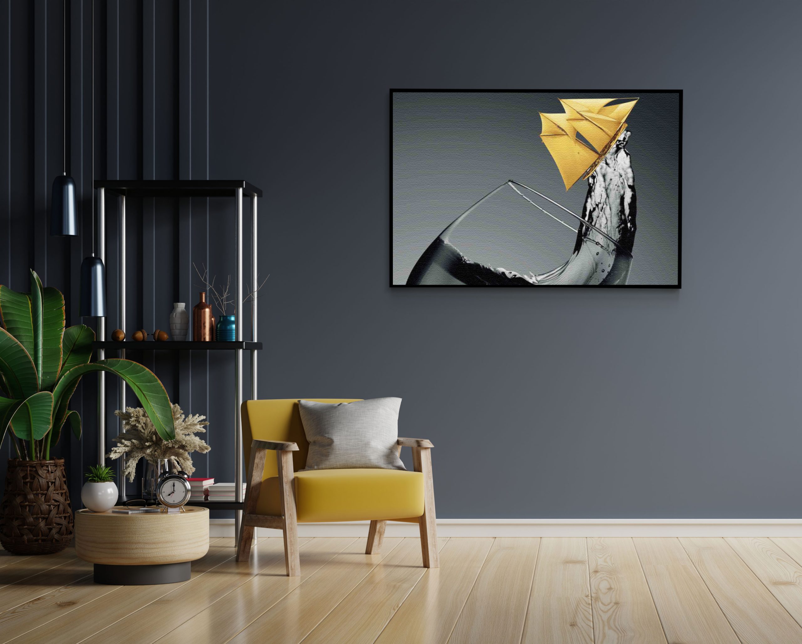 Akoestisch Schilderij Sailing Wine 02 Rechthoek Horizontaal Template 50 70 horizontaal eten en drinken 81 2 scaled 1