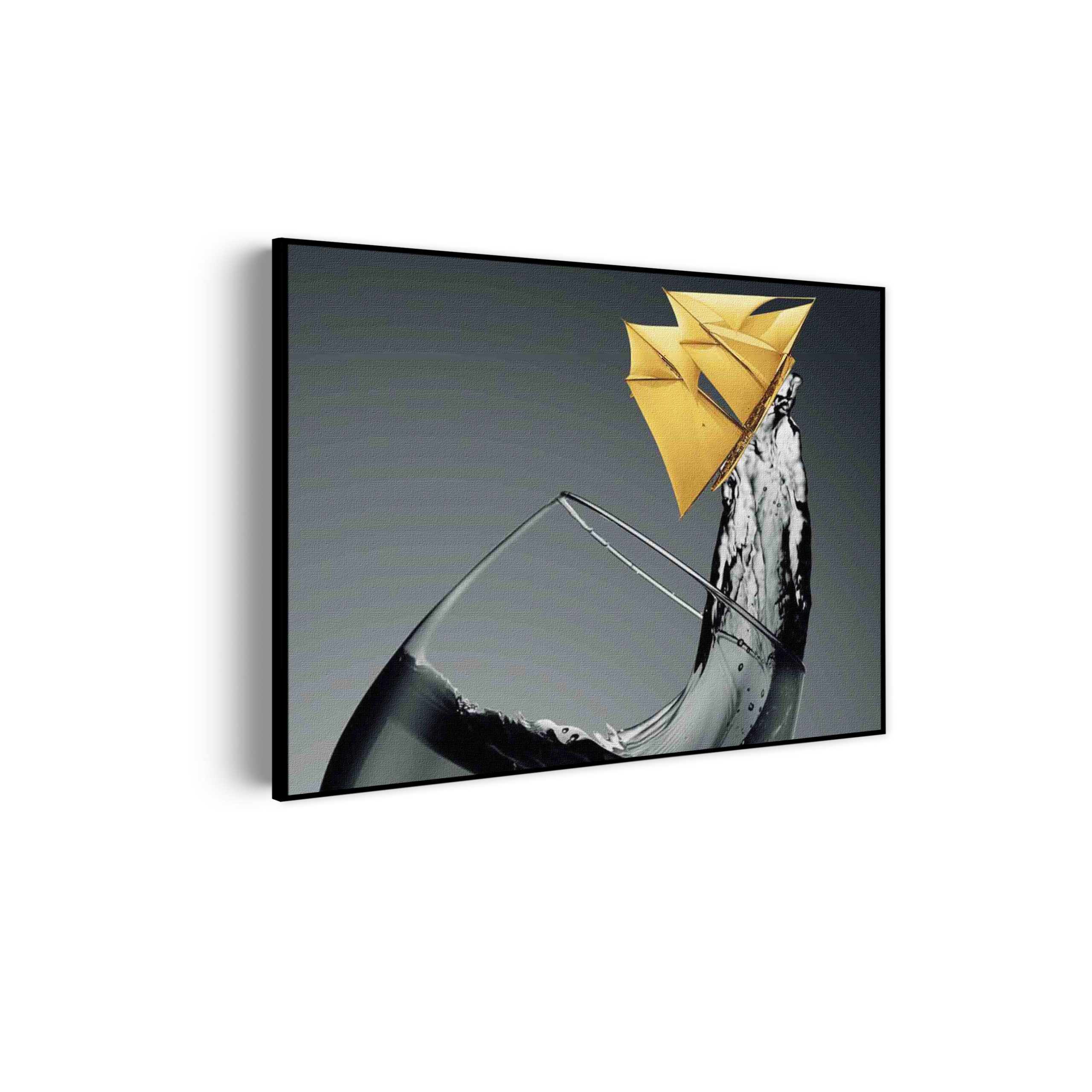 Akoestisch Schilderij Sailing Wine 02 Rechthoek Horizontaal Template 50 70 horizontaal eten en drinken 81 scaled 1