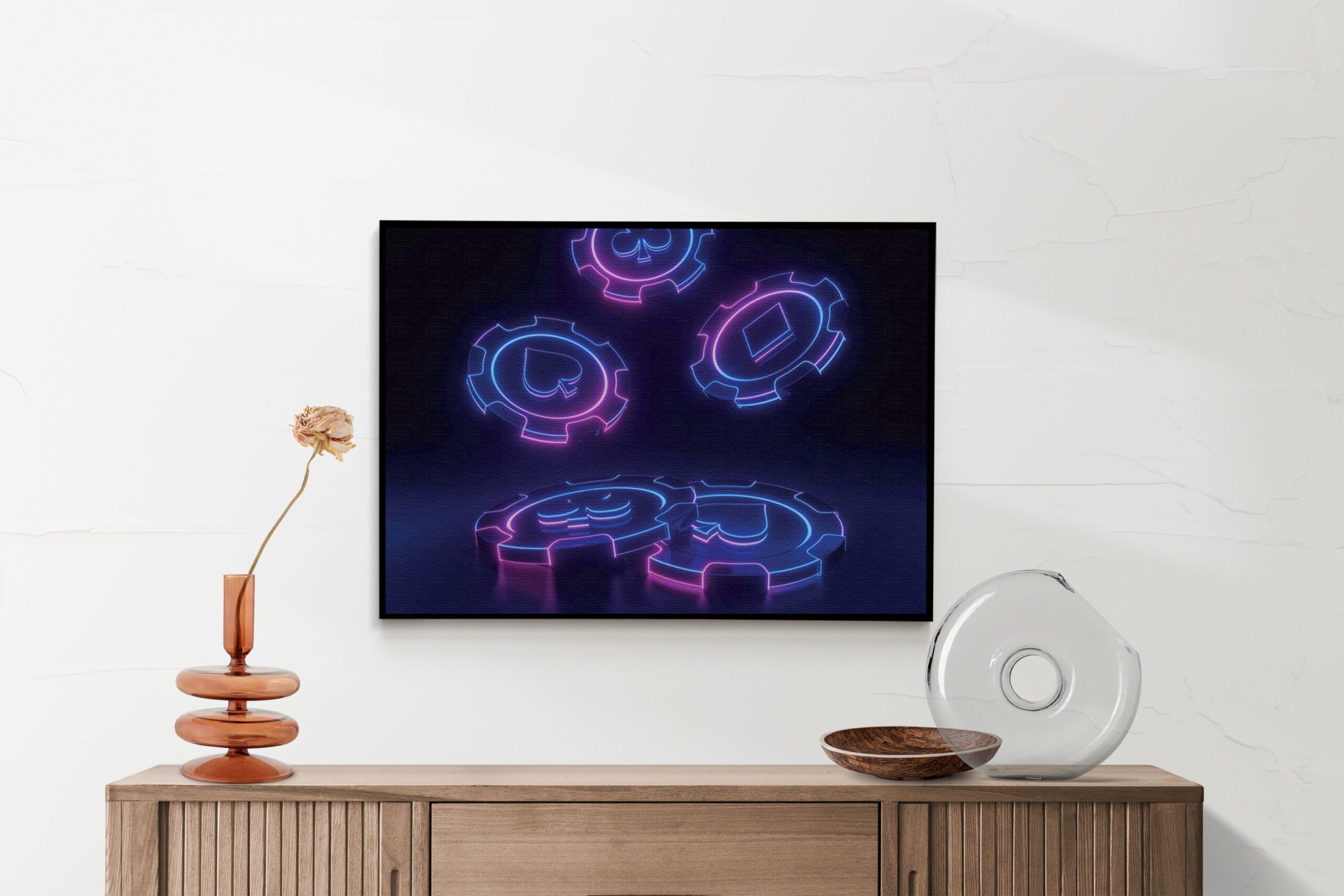 Akoestisch Schilderij Pokerfiches Rechthoek Horizontaal Template 50 70 horizontaal gaming en spel 19 1 1 scaled 1