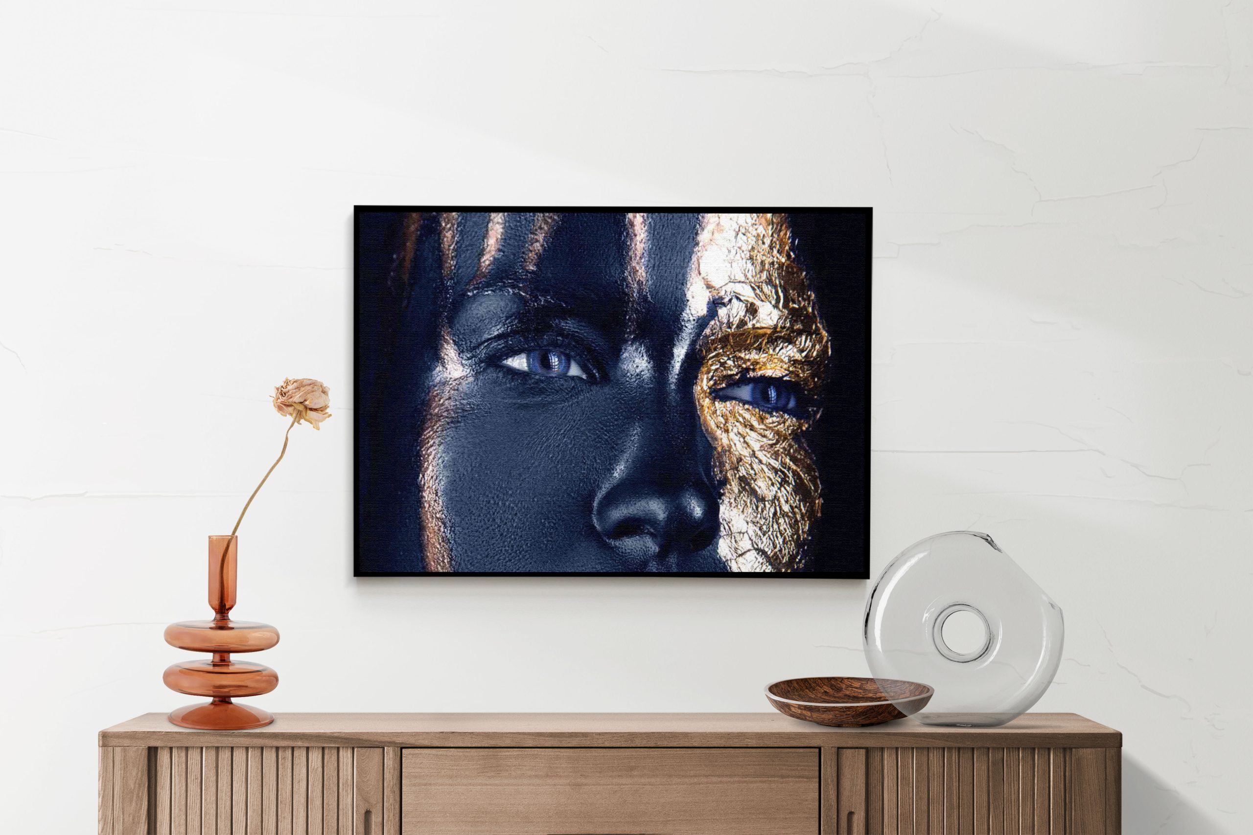 Akoestisch Schilderij Golden Whoman 05 Rechthoek Horizontaal Template 50 70 horizontaal lifestyle 16 2 scaled 1