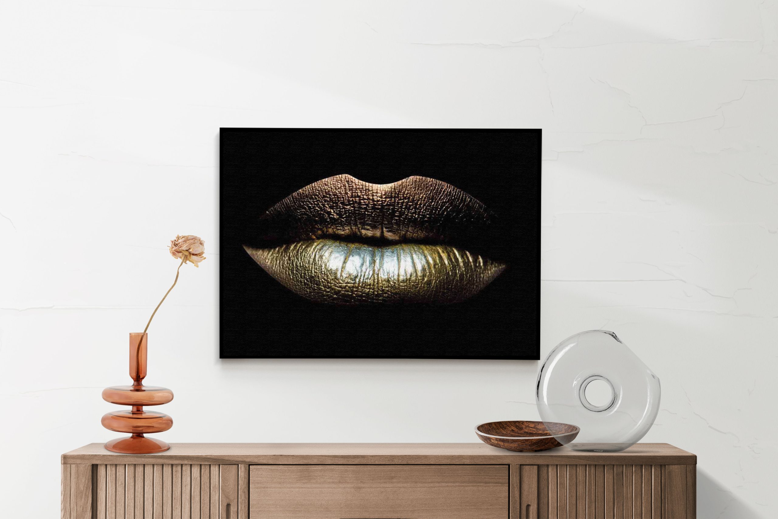 Akoestisch Schilderij Golden Lips Rechthoek Horizontaal Template 50 70 horizontaal lifestyle 3 2 scaled 1