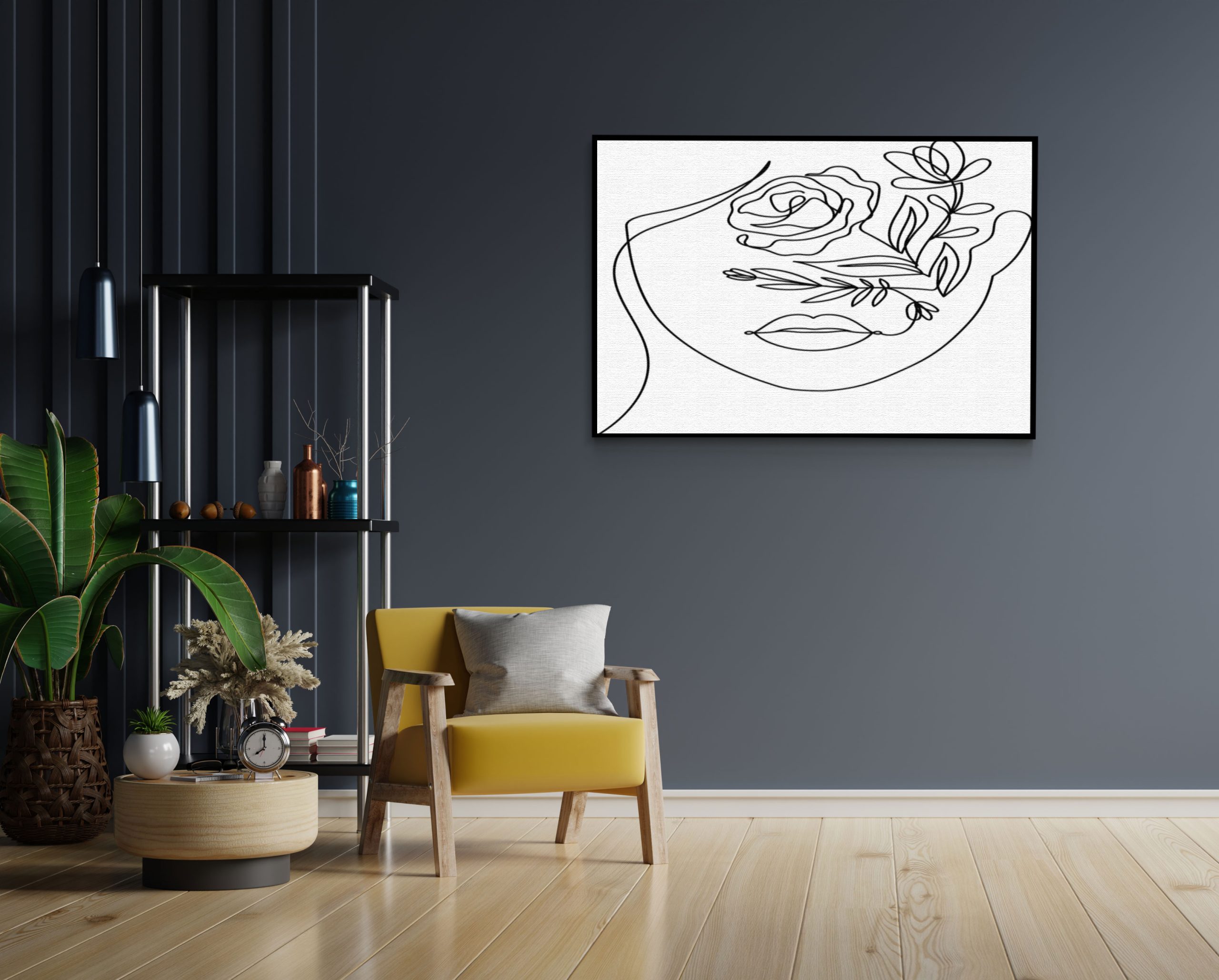 Akoestisch Schilderij De Bloemen Dame Rechthoek Horizontaal Template 50 70 horizontaal lifestyle 6 1 scaled 1