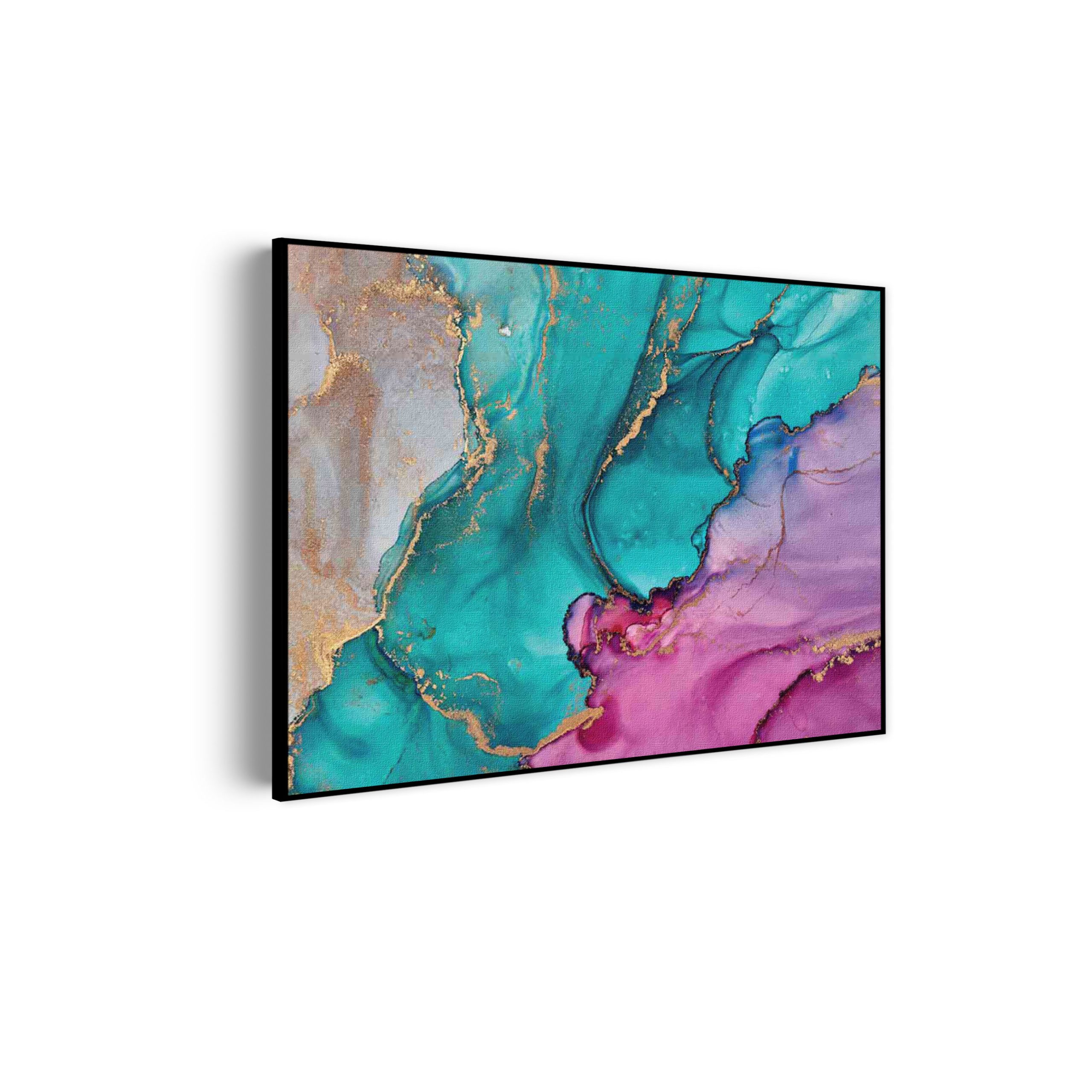 Akoestisch Schilderij Stay Patient And Trust Your Journey Hexagon Template 50 70 horizontaal marmer 25 scaled 1