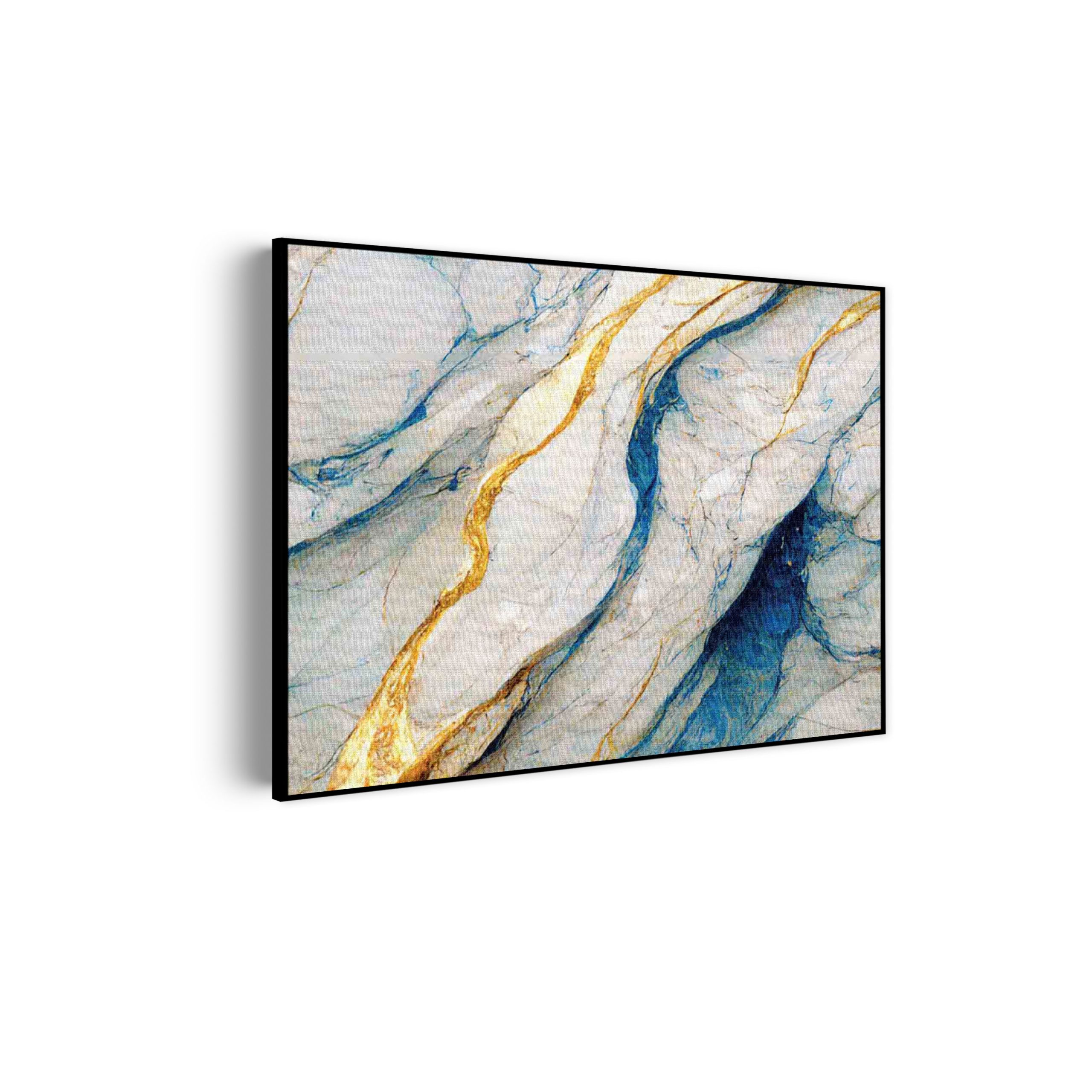 Akoestisch Schilderij Stay Patient And Trust Your Journey Hexagon Template 50 70 horizontaal marmer 34 scaled 1