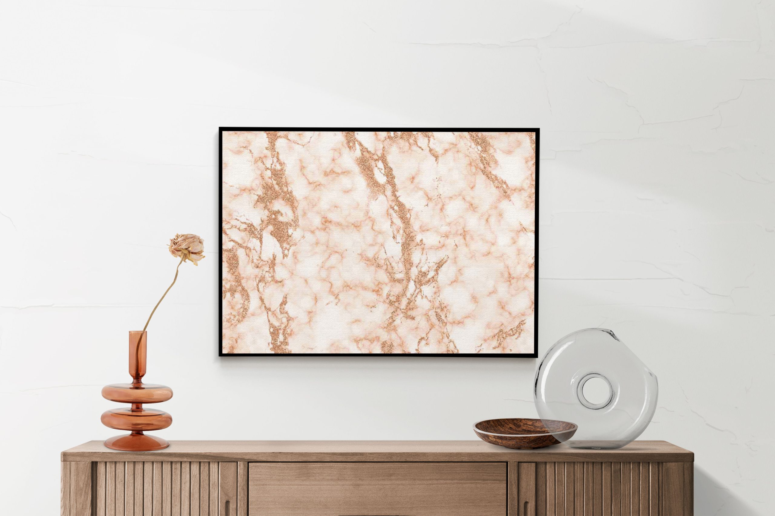 Akoestisch Schilderij Basis Marmer Look Oranje Rechthoek Horizontaal Template 50 70 horizontaal marmer 4 2 scaled 1