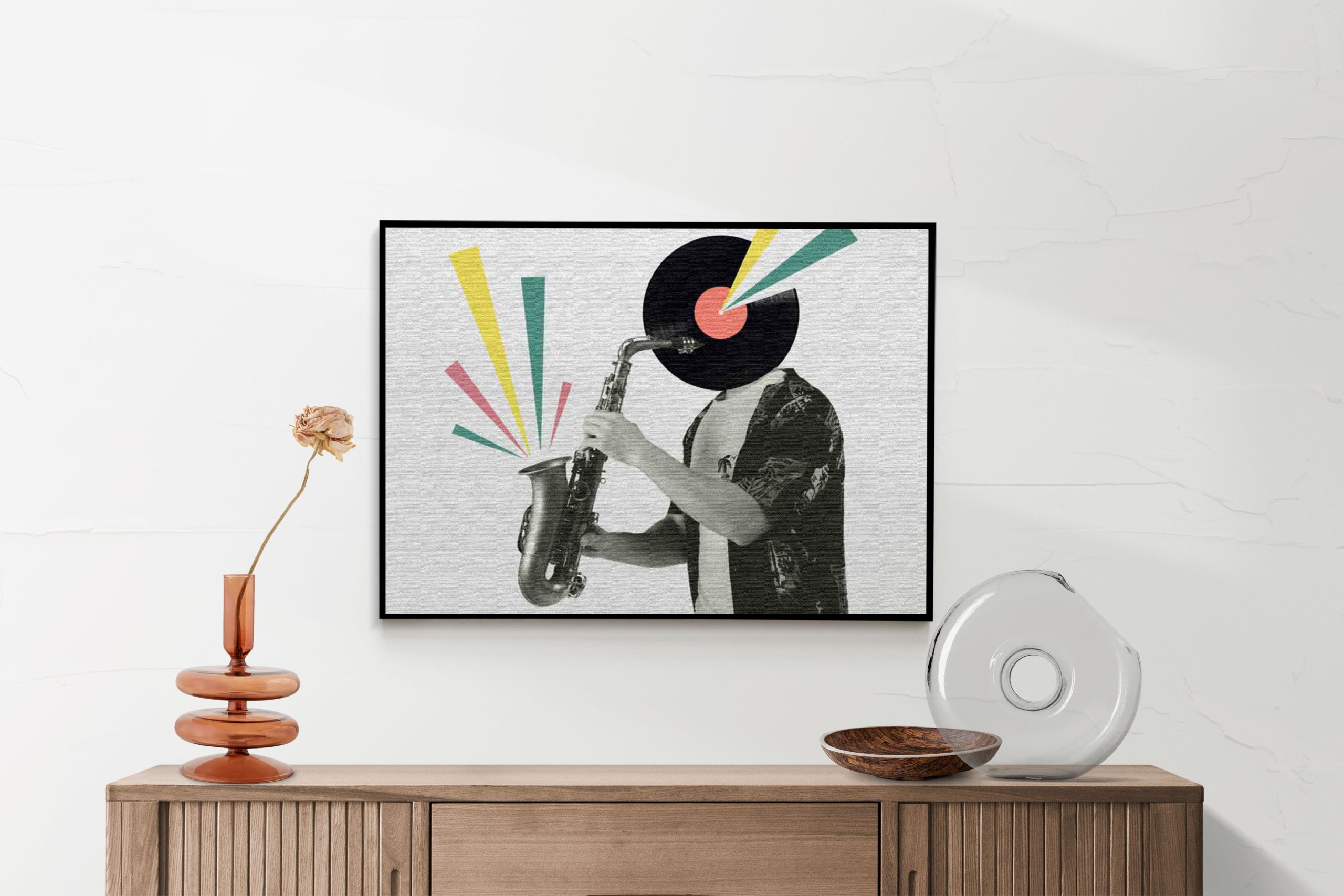 Akoestisch Schilderij De saxofoon Rechthoek Horizontaal Template 50 70 horizontaal muziek 11 1 scaled 1