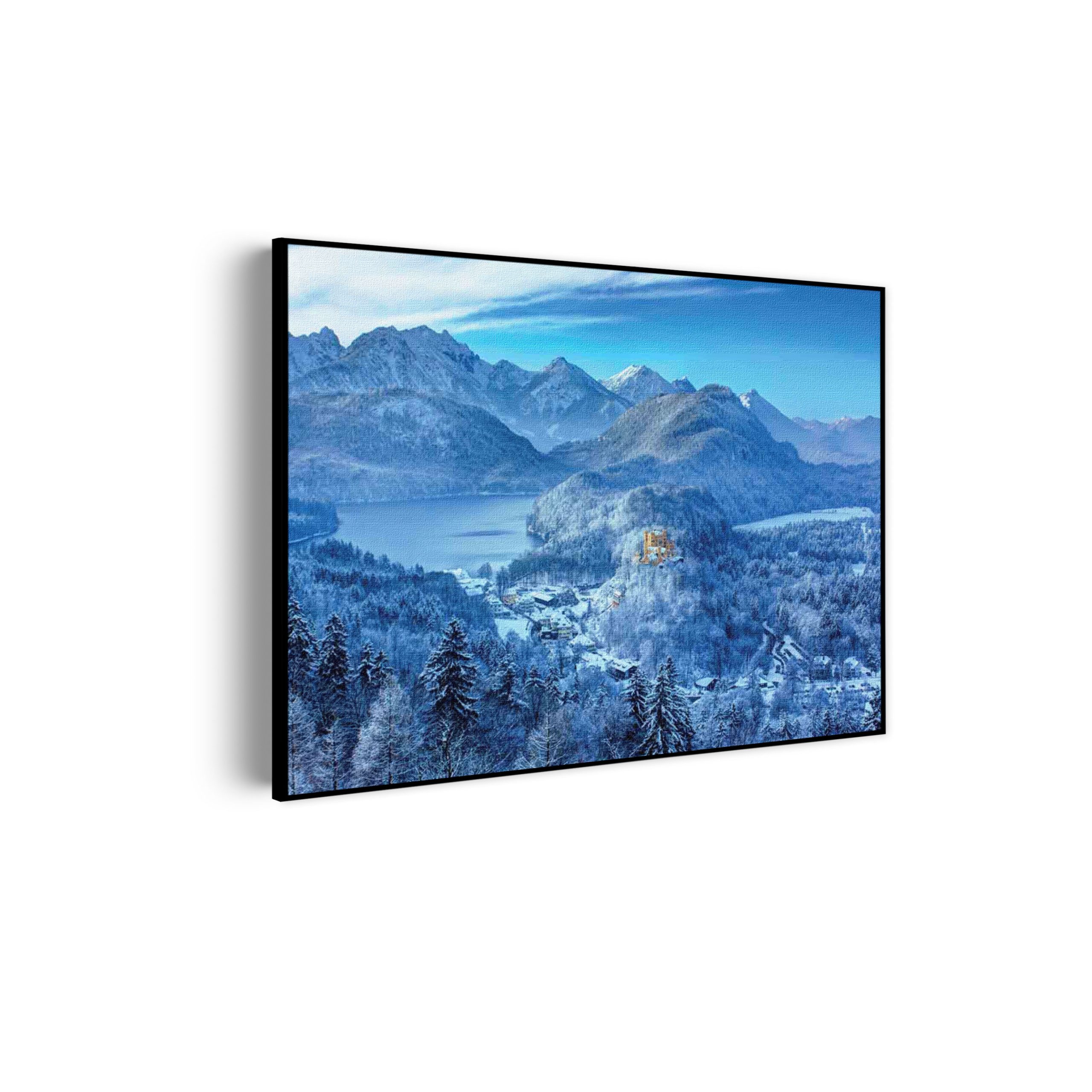 Akoestisch Schilderij De witte bergen Rechthoek Horizontaal Template 50 70 horizontaal natuur 40 scaled 1