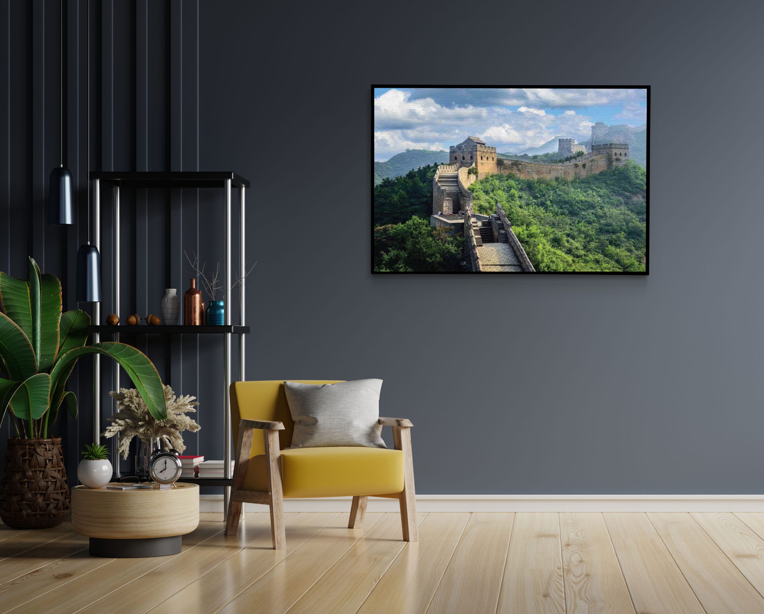 Akoestisch Schilderij De Chinese muur 2 Rechthoek Horizontaal Template 50 70 horizontaal natuur 51 1 scaled 1